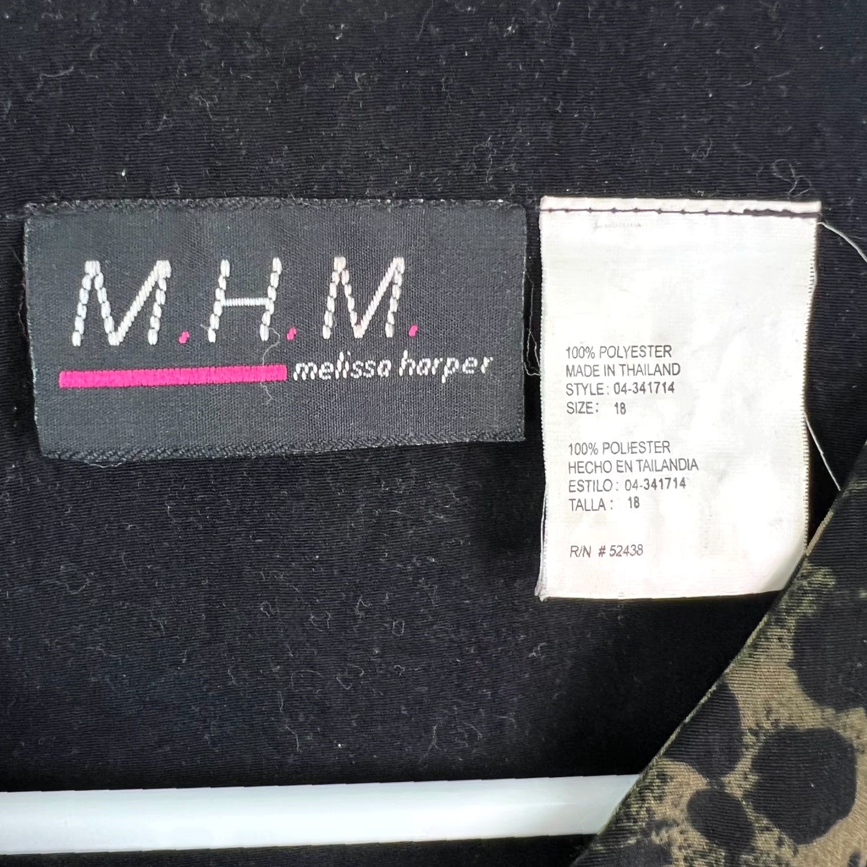 Melissa M.H.M Melissa Harper Womens Short Sleeves Multicolor Full Zip Jacket Size 18 Size 40" / US 18 - 6 Thumbnail