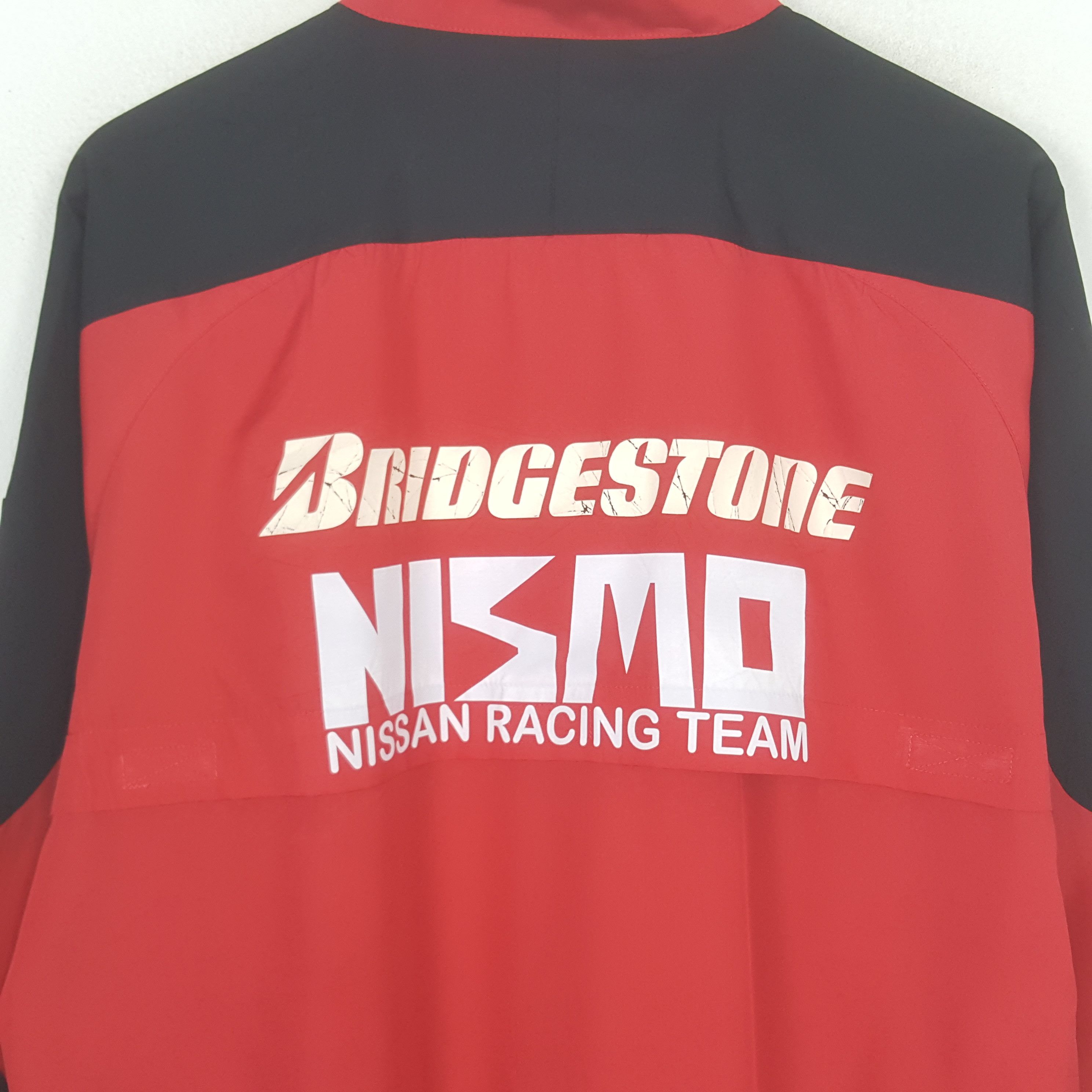 Japanese Brand Vintage Bridgestone x Custom Nismo Racing Windbreaker Jacket Size US XL / EU 56 / 4 - 2 Thumbnail