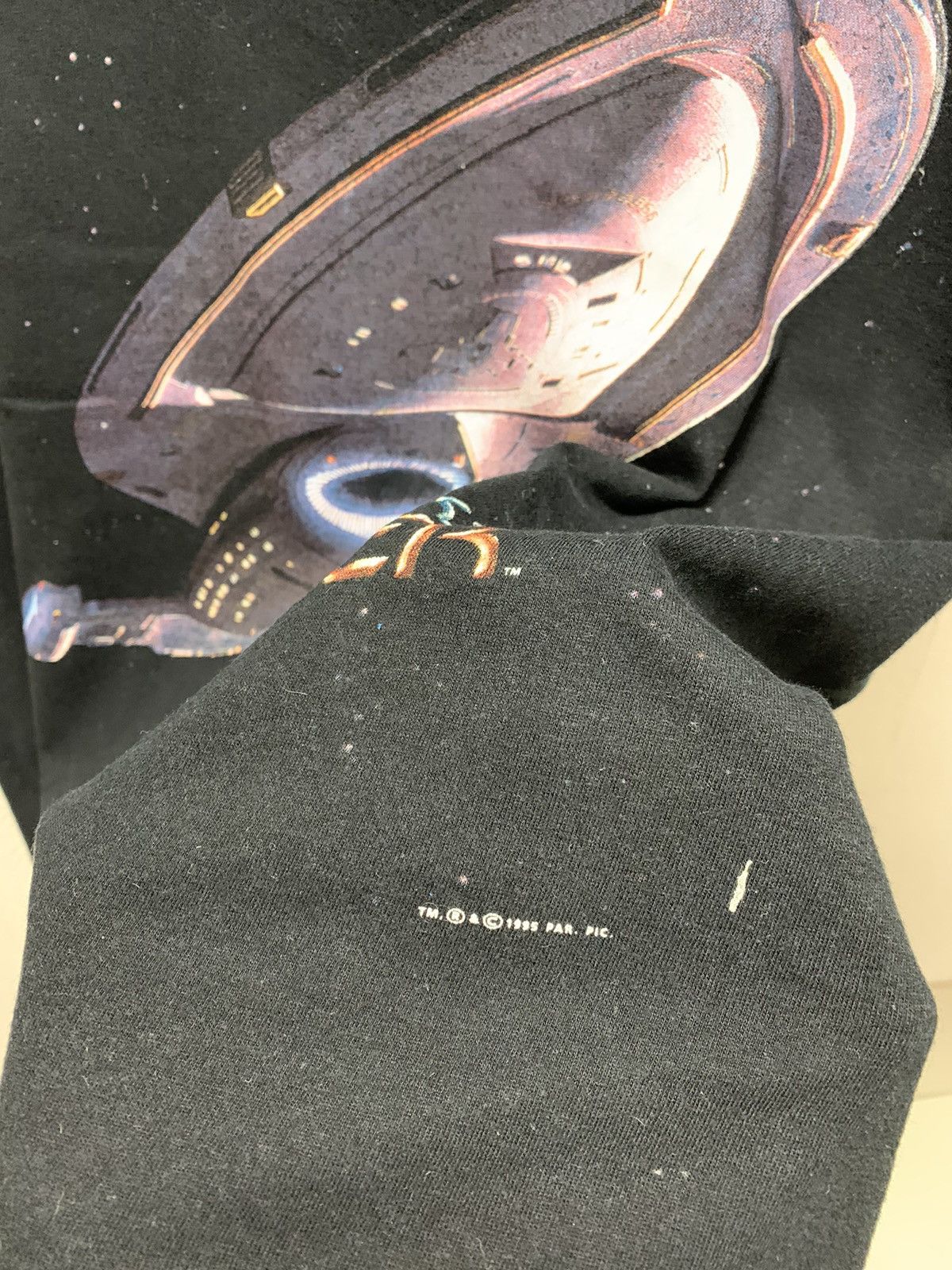 Other Star Trek Voyager 1995 vintage black t-shirt JTS L sz Size US L / EU 52-54 / 3 - 4 Thumbnail