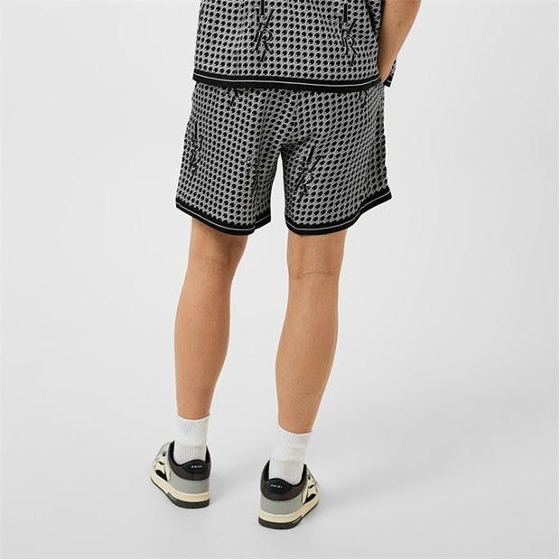 Amiri AMIRI Staggered Houndstooth Silk Shorts Size US 34 / EU 50 - 3 Thumbnail