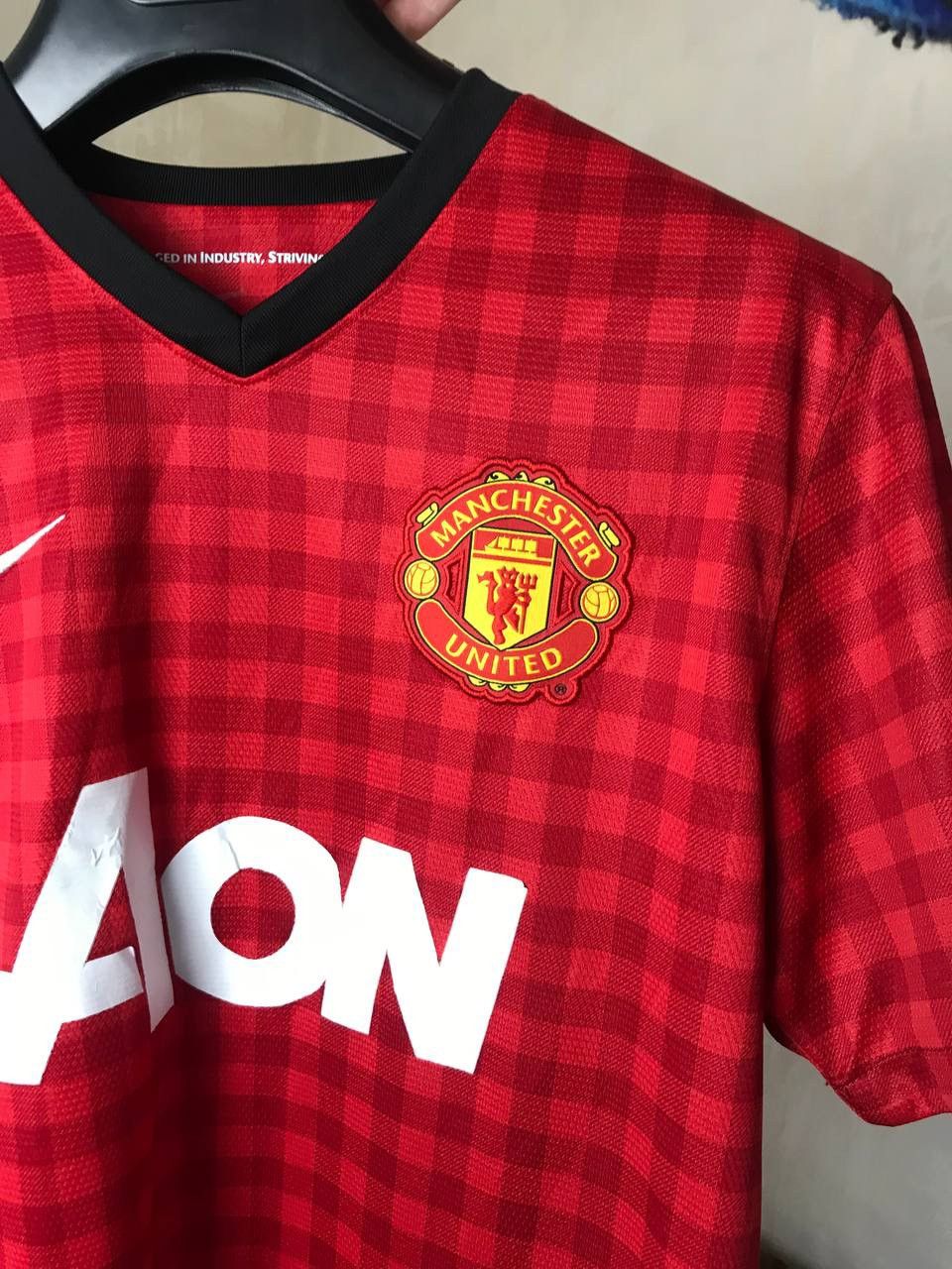 Vintage 🔥 Nike Manchester United Home 2012-2013 Jersey T Shirt Size US M / EU 48-50 / 2 - 7 Thumbnail