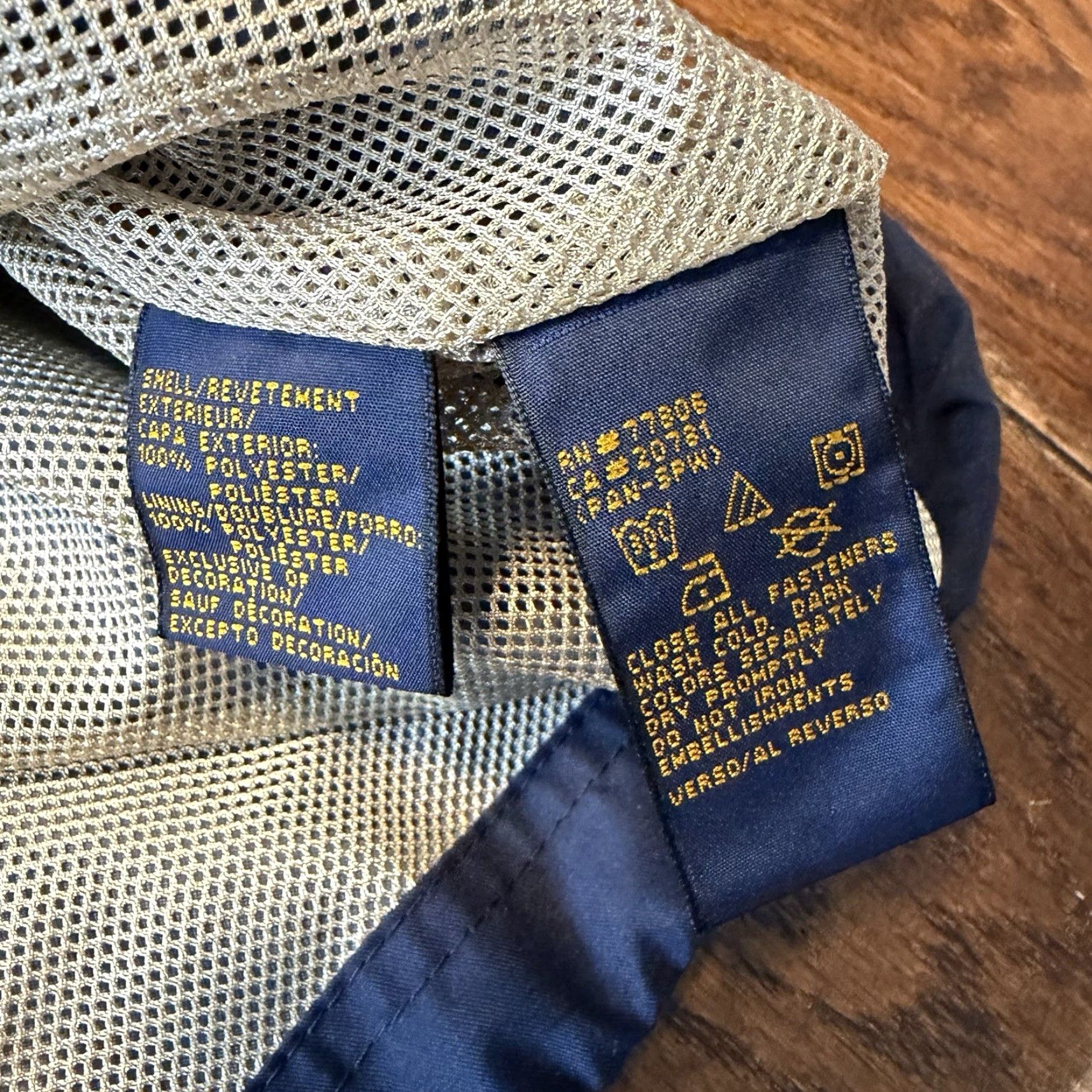 Tommy Hilfiger VINTAGE Tommy Hilfiger Sawgrass Country Club Golf 1/4 Zip Pullover Jacket Medium Blue Women/Mens? Size M / US 6-8 / IT 42-44 - 6 Thumbnail