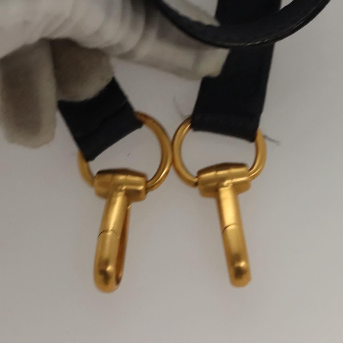 Gucci GUCCI Bamboo Hand Bag Suede Navy Gold 000 123 000 123 Size ONE SIZE - 13 Thumbnail