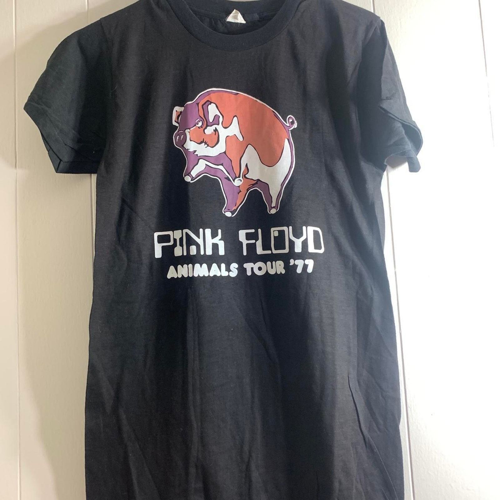 Vintage 1977 PINK FLOYD LED ZEPPELIN Animals Tour tee shirt M Pig Size US M / EU 48-50 / 2 - 3 Thumbnail