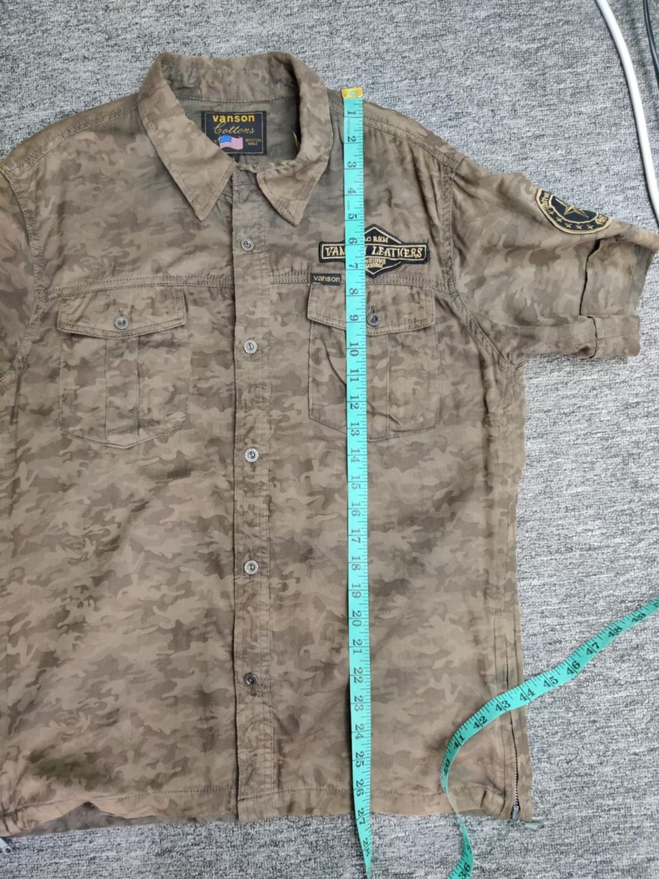 Vanson Leathers Vintage 90s Vanson Leathers American Legend Button Ups Shirt Size US L / EU 52-54 / 3 - 15 Thumbnail
