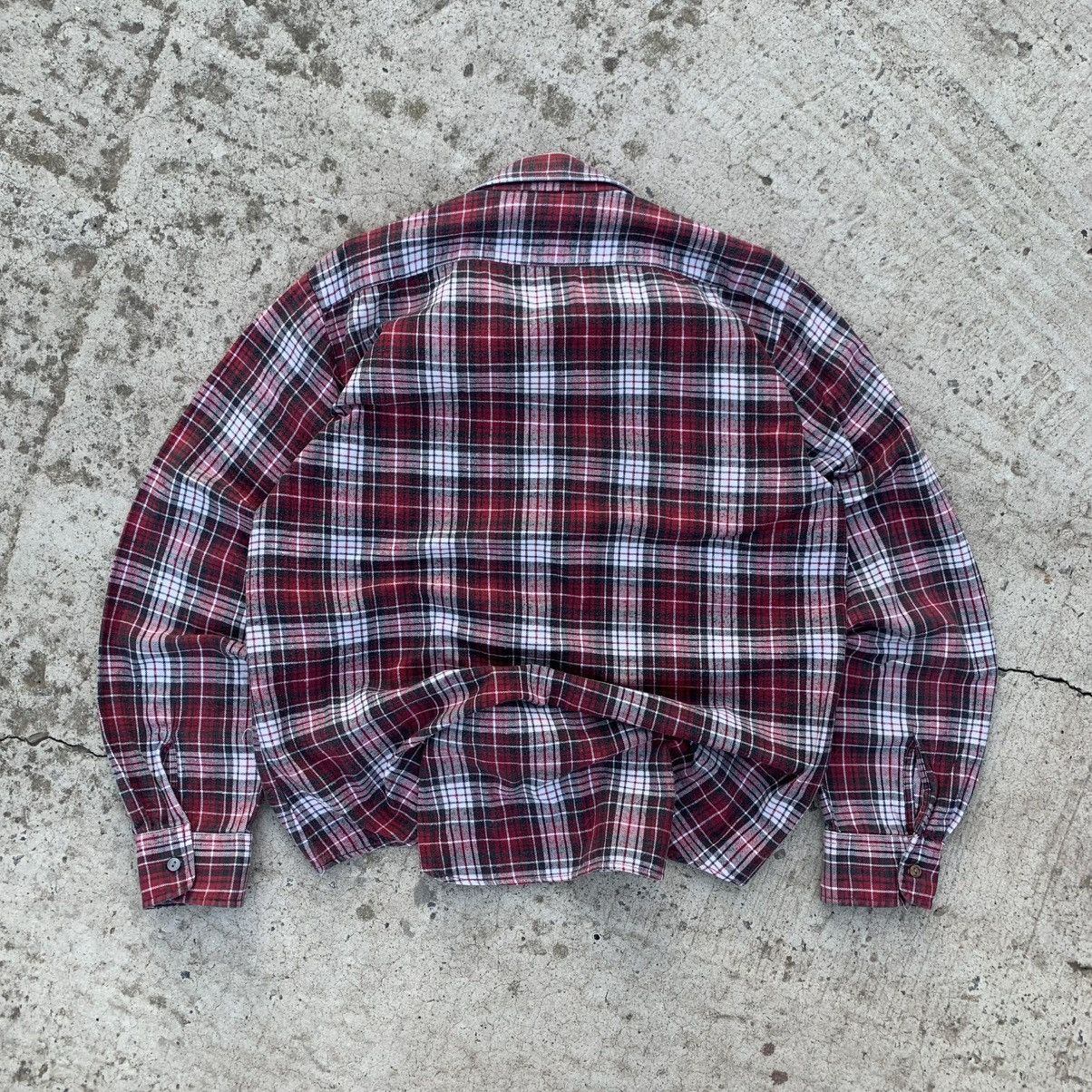 Flannel Vintage Japanese Style Flannel Druzhba KNR Checkered Shirt Size US M / EU 48-50 / 2 - 2 Thumbnail