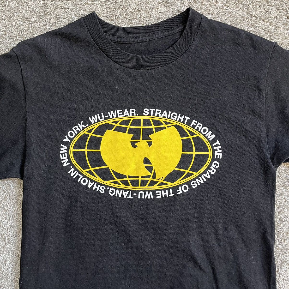Wu-Tang Clan 🔴Wu Wear Shirt Size Small Wu-Tang Globe Black Yellow Raekwon Size US S / EU 44-46 / 1 - 2 Thumbnail