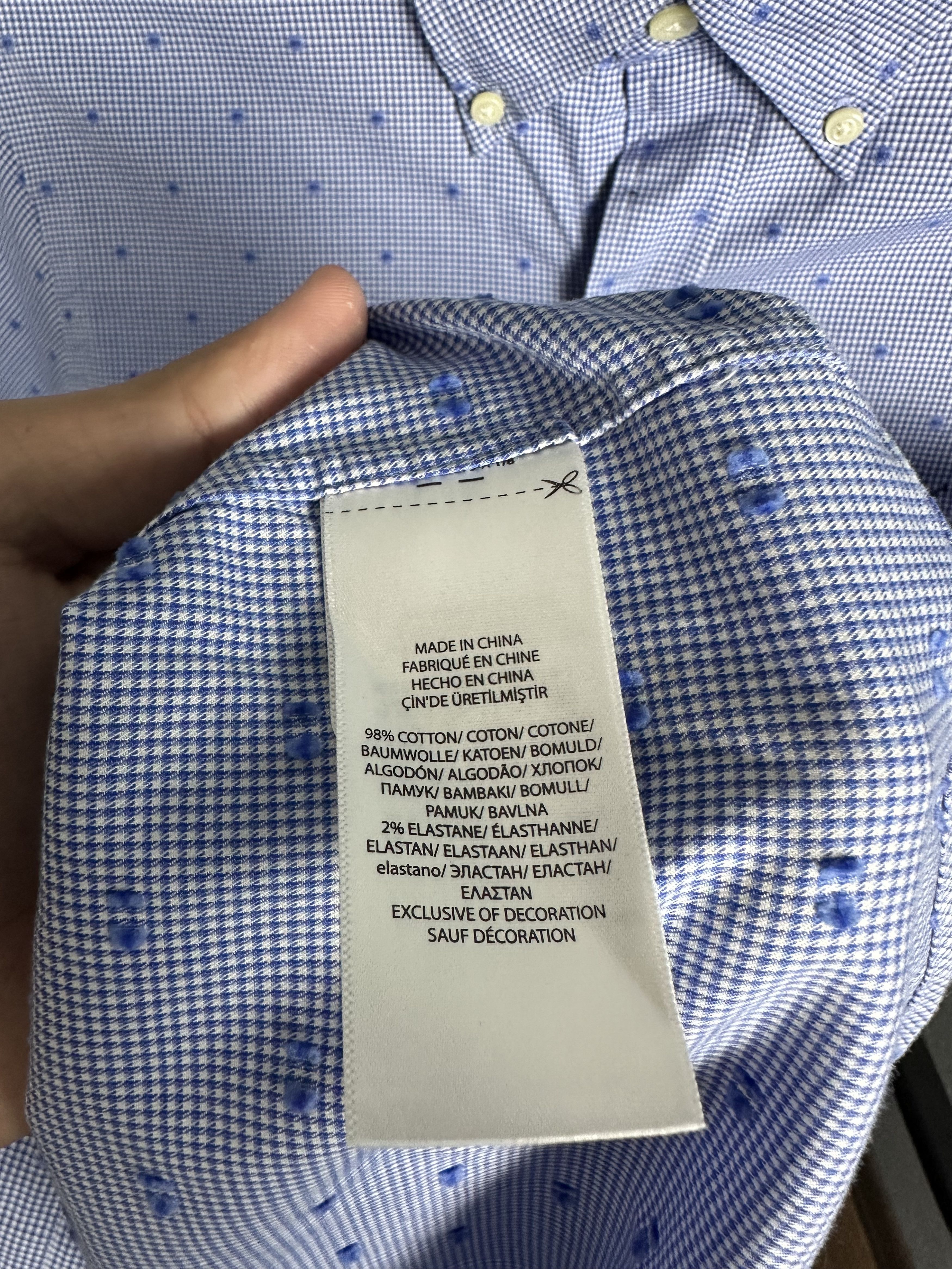 Polo Ralph Lauren Polo Ralph Lauren Patterned Mens Shirt Y2K Size US XS / EU 42 / 0 - 5 Thumbnail