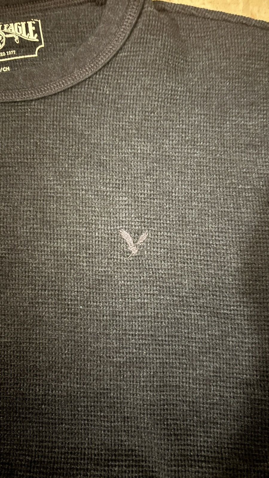 American Eagle Outfitters Navy Blue American Eagle thermal long sleeve Size US S / EU 44-46 / 1 - 3 Thumbnail