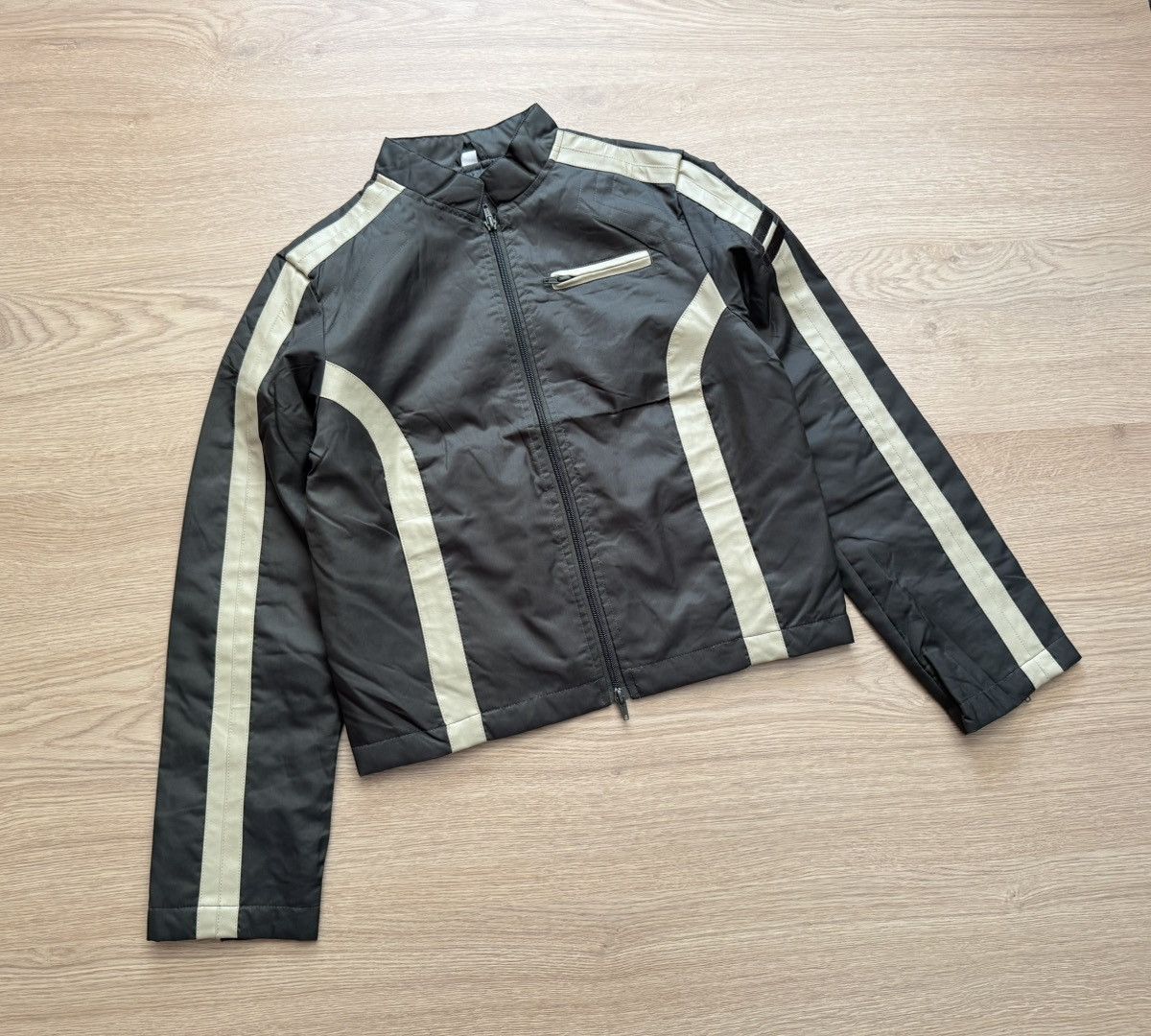 Other Vintage 90’s Women’s Moto Racing Formula 1 y2k Nylon Jacket Size XXS / US 00 / IT 34 - 1 Thumbnail