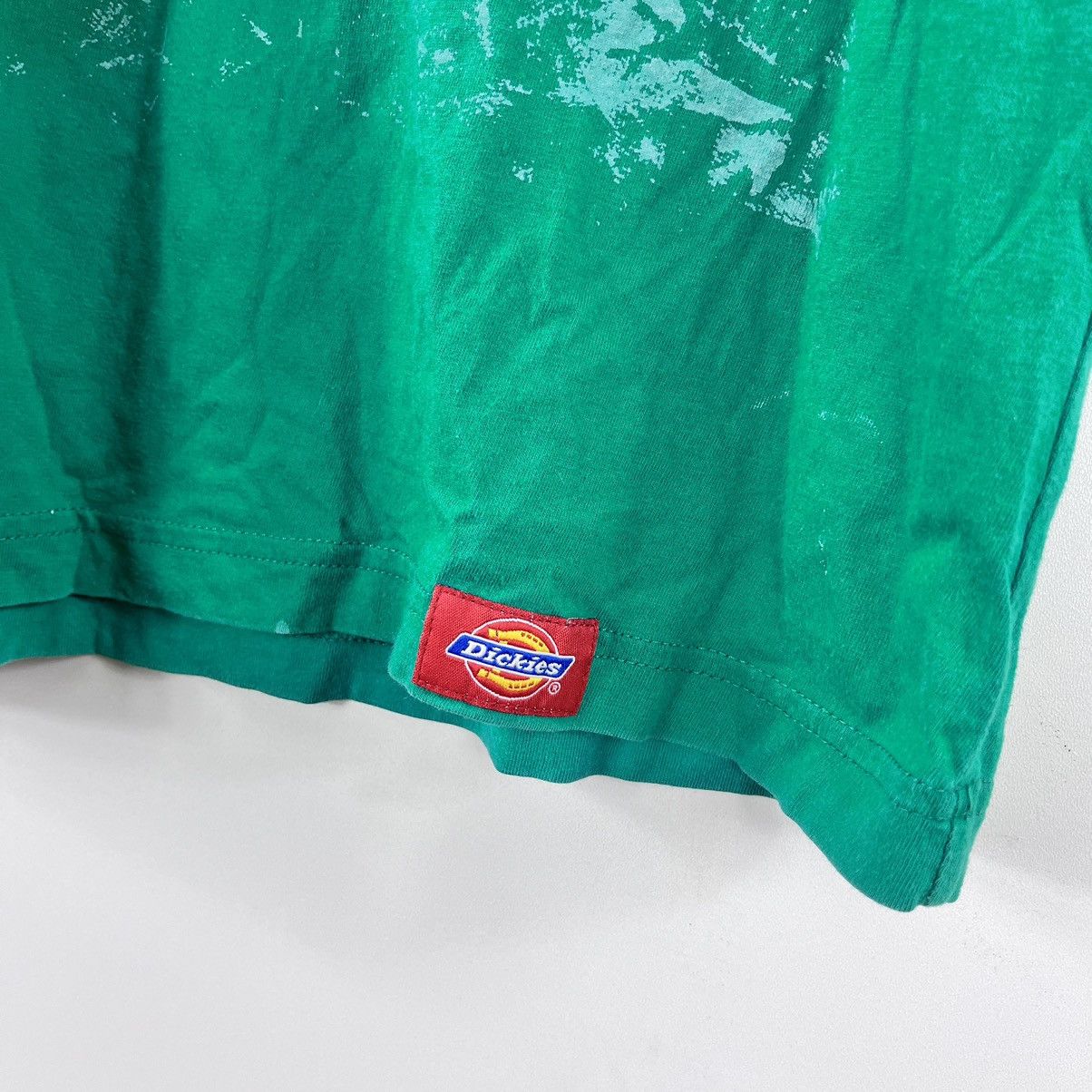 Dickies Dickies T-Shirt Velour Big Logo Print Green Size L Size US L / EU 52-54 / 3 - 6 Thumbnail