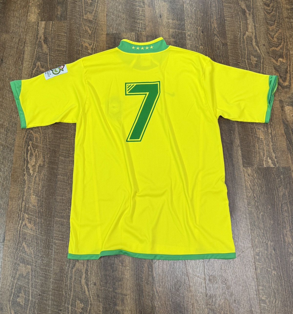 Nike Brazil National Football Soccer Team Home 2008 Jersey Shirt Size US M / EU 48-50 / 2 - 2 Thumbnail