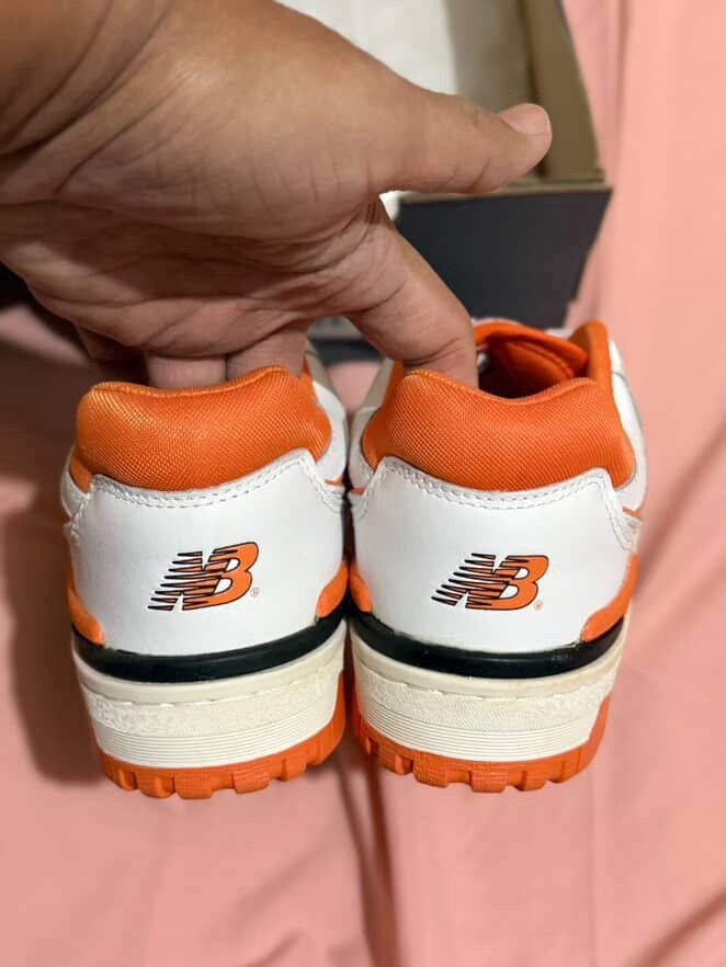 New Balance New Balance 550 Orange White Black Size US 8 / EU 41 - 4 Thumbnail