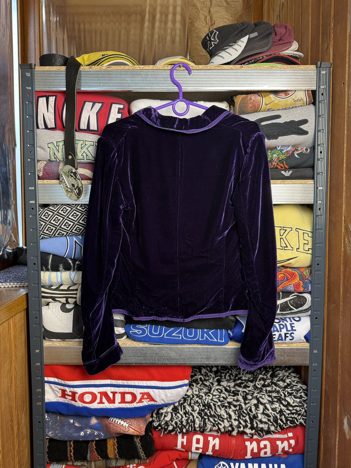 Marithe + Francois Girbaud Le Jean De Marithe Francois Girbaud Velur Blazer Size M / US 6-8 / IT 42-44 - 2 Thumbnail