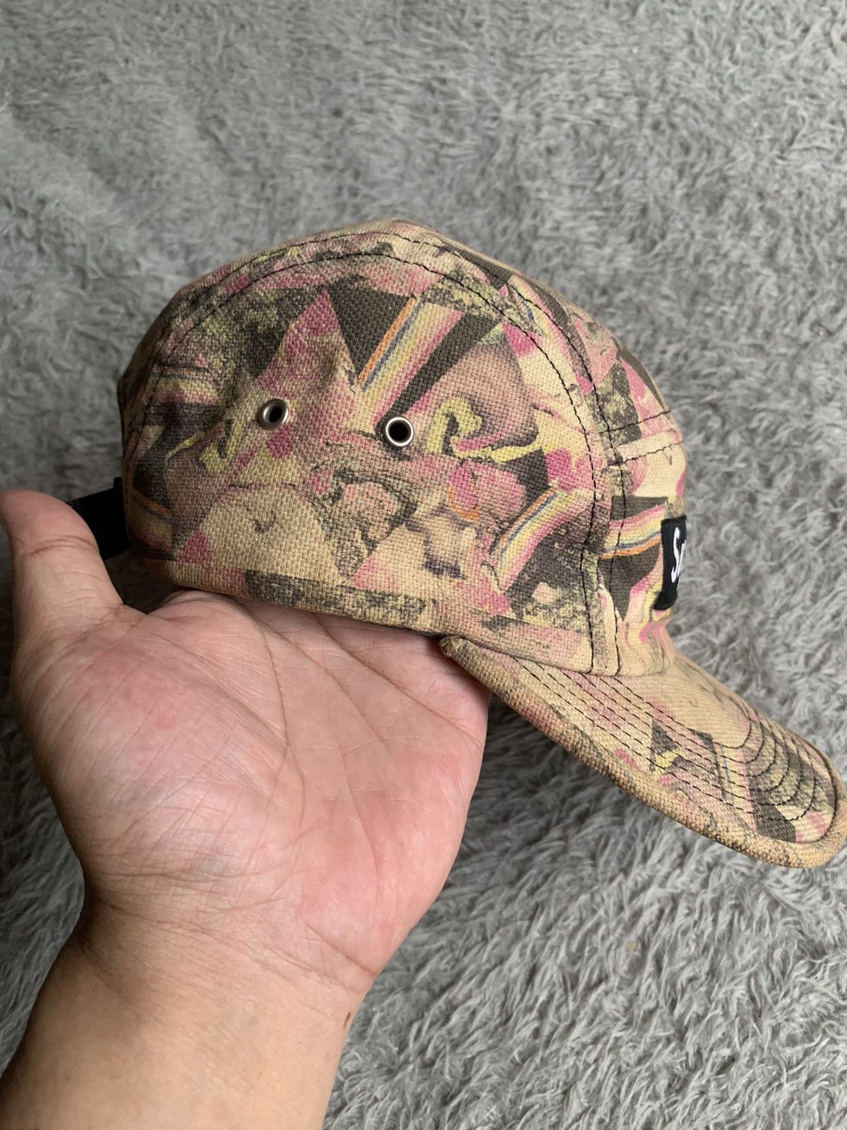 Supreme FW13 Supreme Liberty London Camp Cap Pink Floyd Thorgerson Size ONE SIZE - 5 Thumbnail