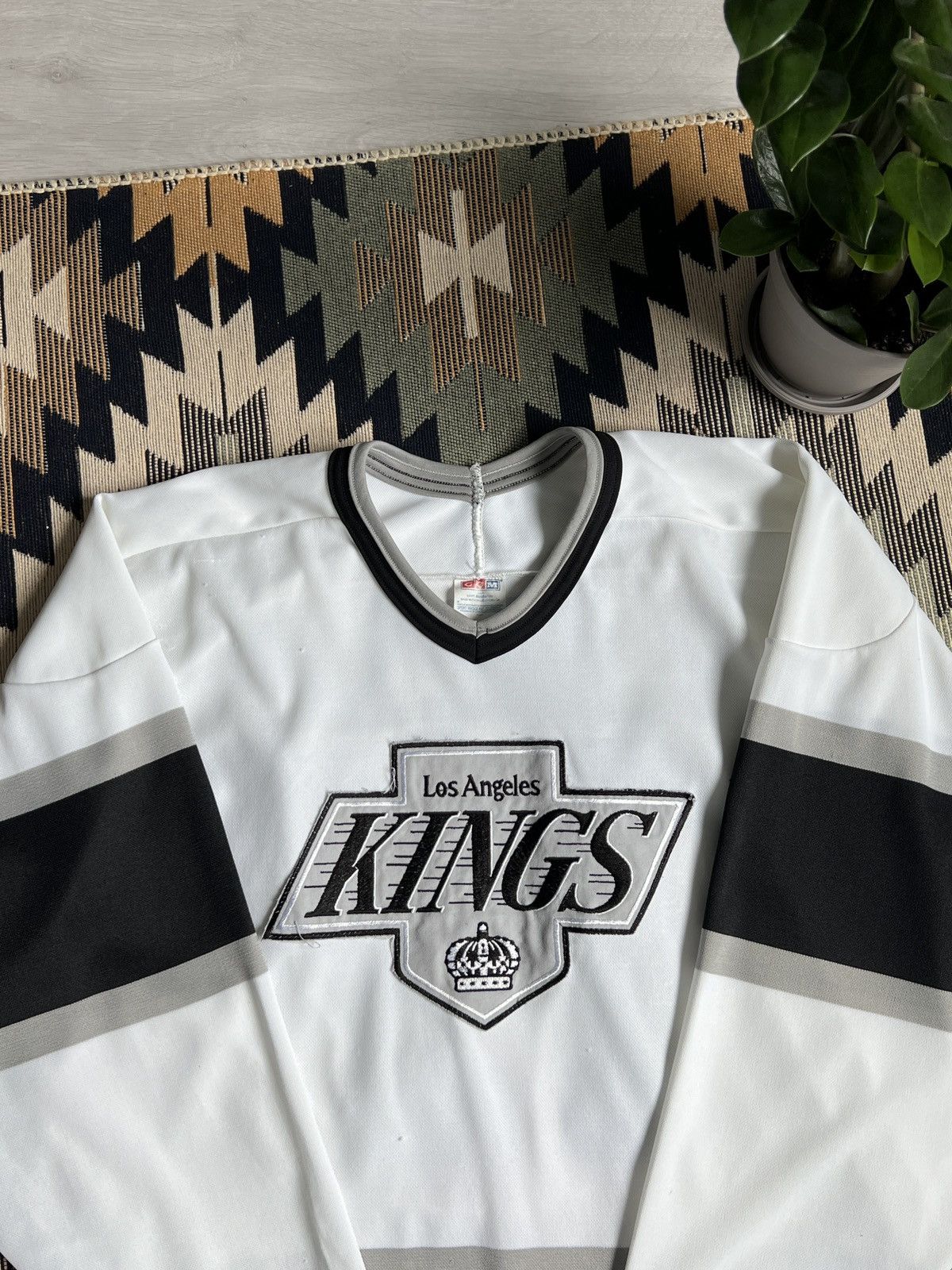NHL Vintage Sean Hill Los Angeles Kings Jersey Size US L / EU 52-54 / 3 - 8 Thumbnail