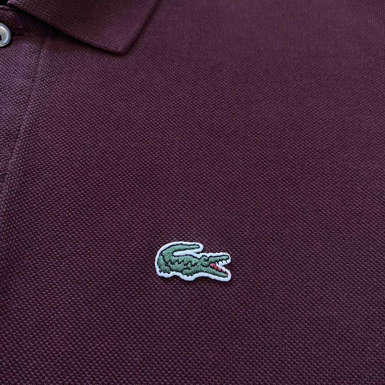 Lacoste Burgundy Lacoste polo shirt polo Size US L / EU 52-54 / 3 - 4 Thumbnail