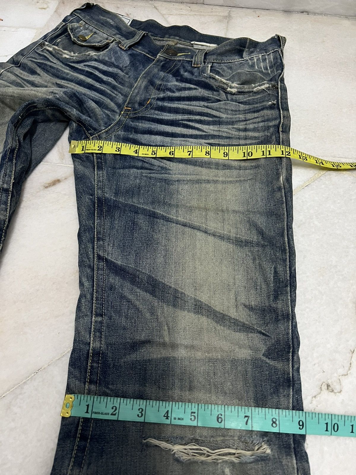 Abercrombie & Fitch VTG ABERCROMBIE & FITCH DISTRESSED JEANS Size US 30 / EU 46 - 20 Thumbnail