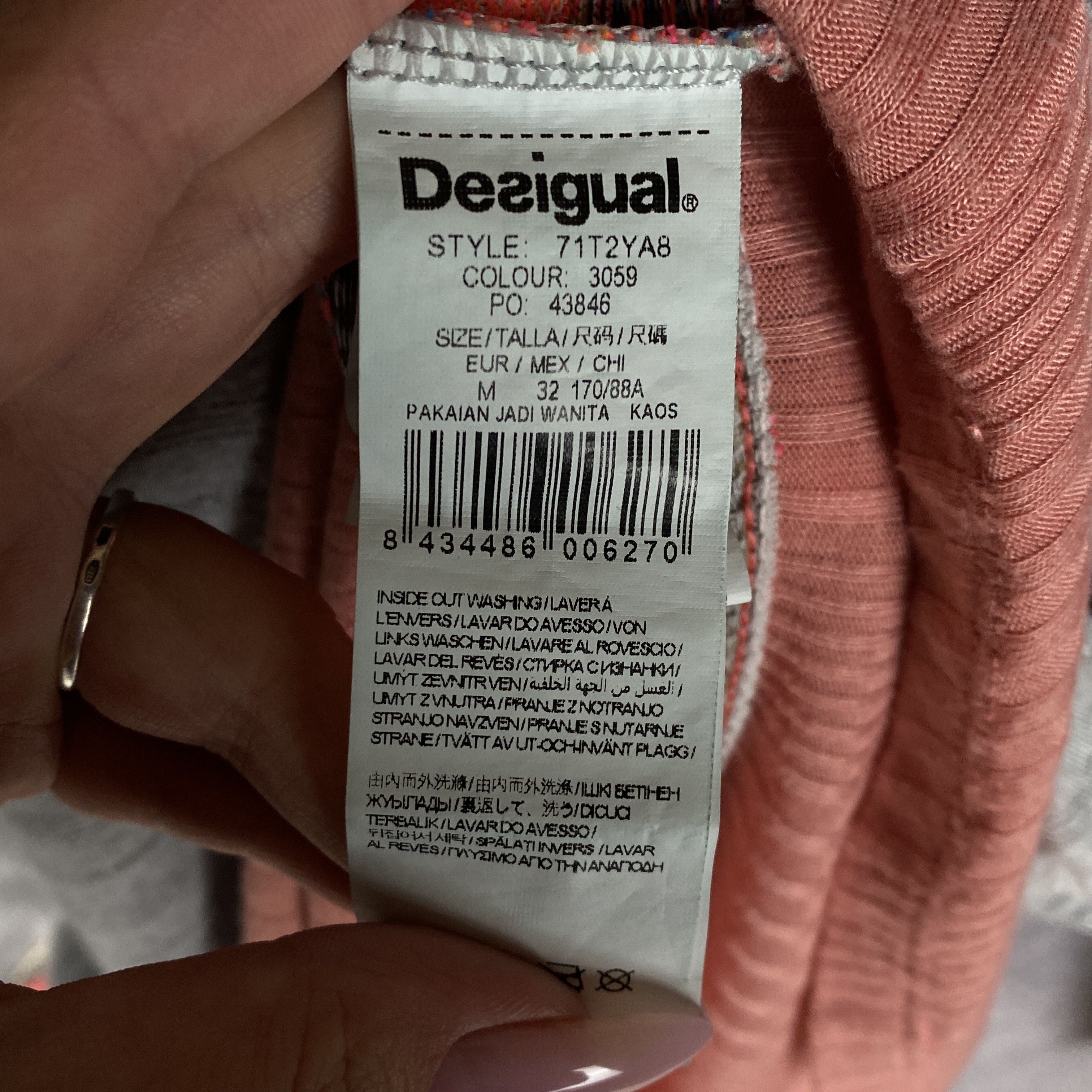 Desigual Desigual Blouse Women's Size M Multicolor Long Sleeve Size M / US 6-8 / IT 42-44 - 5 Thumbnail