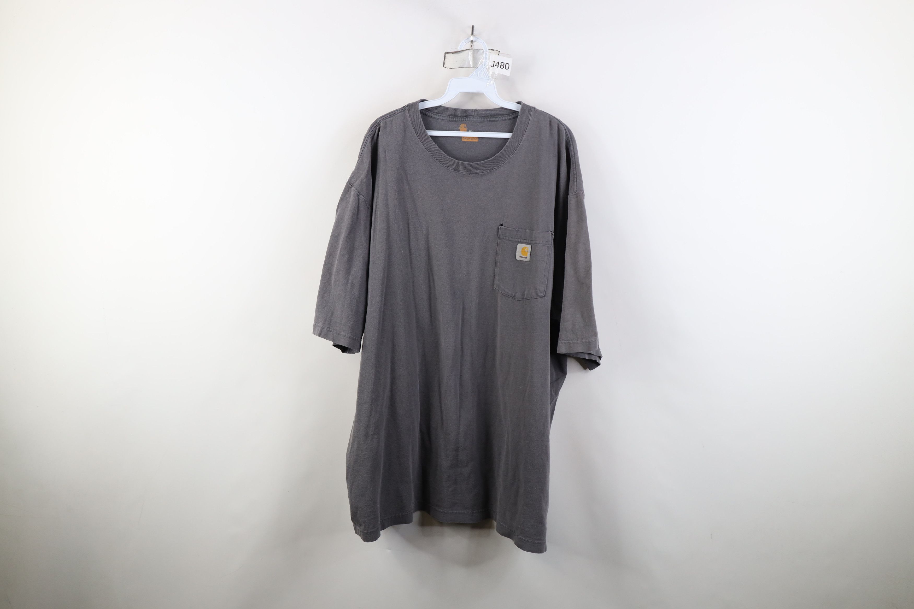 Carhartt Vintage Carhartt Heavyweight Pocket T-Shirt Gray Cotton Size US XXL / EU 58 / 5 - 1 Thumbnail