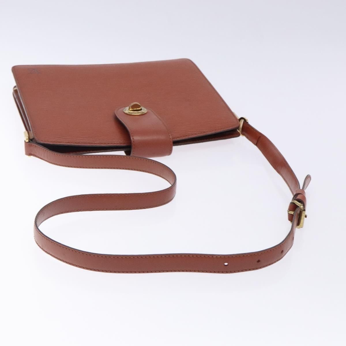 Louis Vuitton LOUIS VUITTON Epi Capuchin Shoulder Bag Brown M52343 Size ONE SIZE - 7 Thumbnail