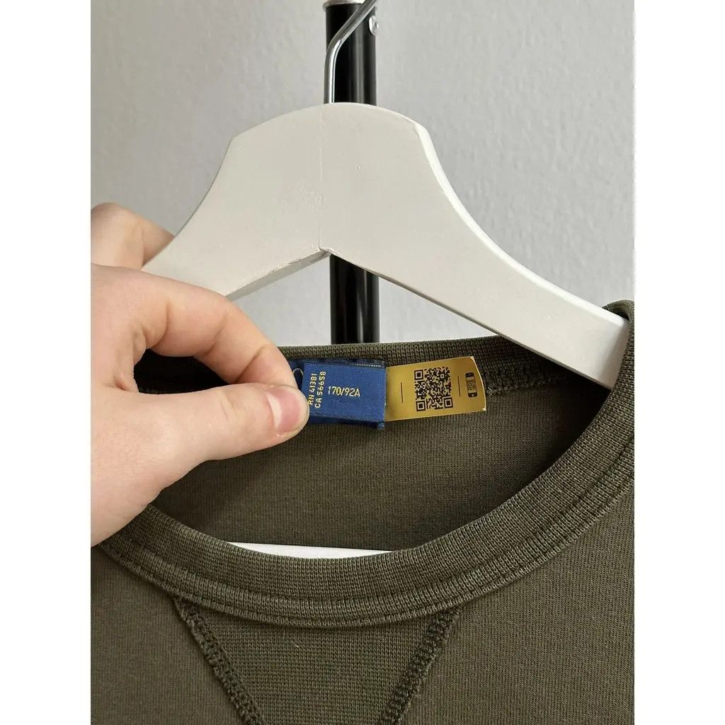 Polo Ralph Lauren Vintage Polo Ralph Lauren Olive Crewneck Sweatshirt Small Size US S / EU 44-46 / 1 - 3 Thumbnail