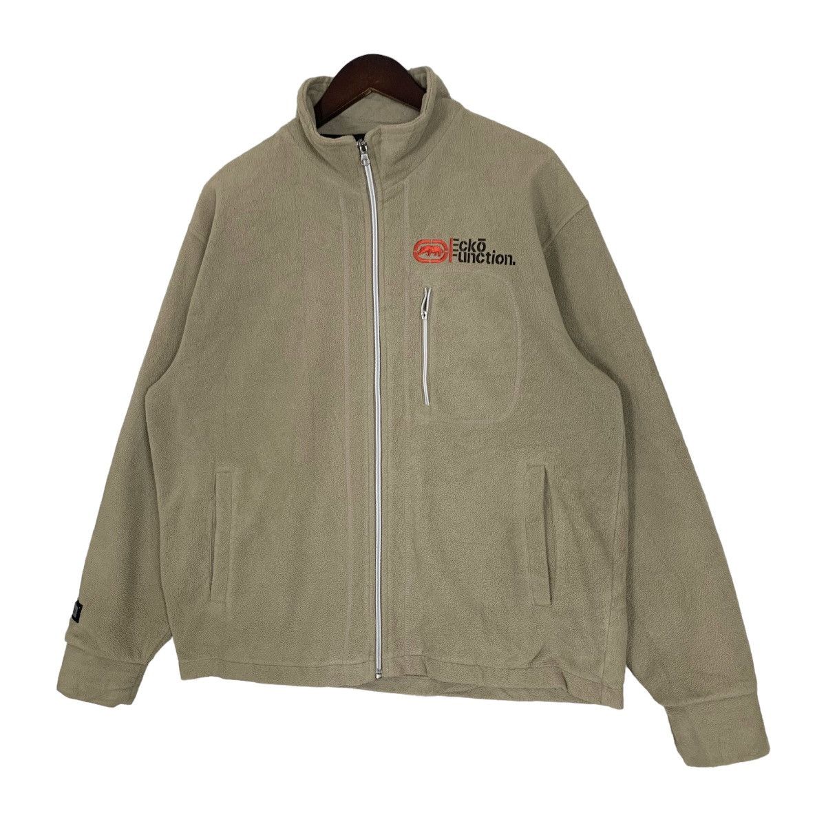 Ecko Unltd. × Japanese Brand × Vintage Vintage 90s Ecko Function Small Logo Fleece Jacket Size L Size US L / EU 52-54 / 3 - 4 Thumbnail