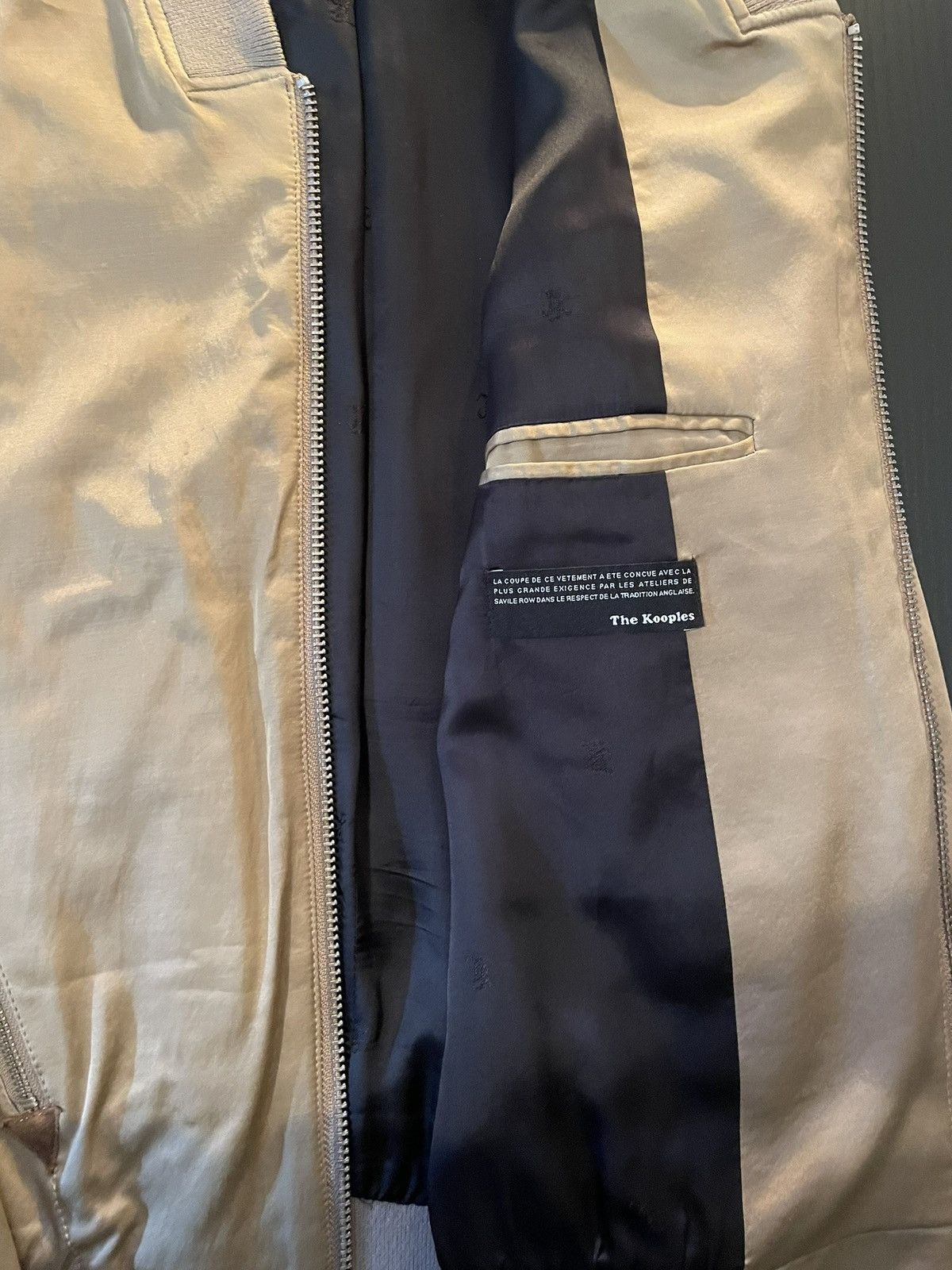 The Kooples The Kooples Gold Bomber Style Jacket Size US S / EU 44-46 / 1 - 7 Thumbnail
