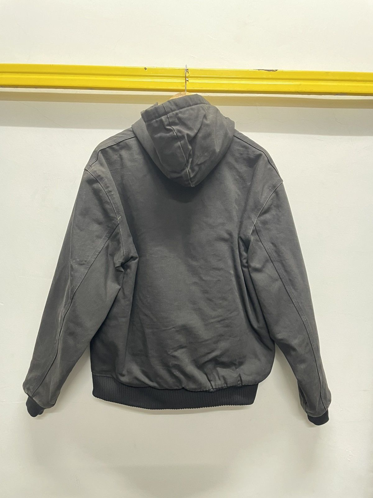 Carhartt Vintage Carhartt J04 BLK Firm Duck Hooded Jacket Size US L / EU 52-54 / 3 - 13 Thumbnail