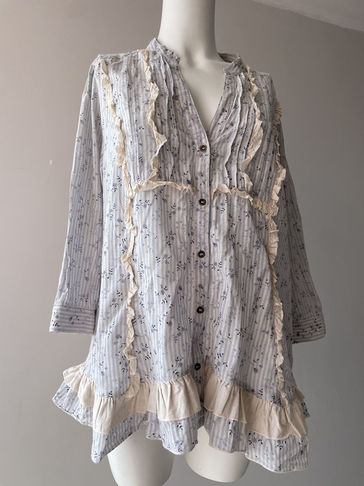 Vintage Mark and spencer shirt Size L / US 10 / IT 46 - 7 Thumbnail
