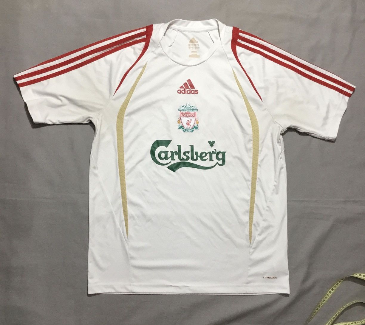 Adidas LIVERPOOL FOOTBALL CLUB FC 2007 CARLSBERG LFC REDS Size US XL / EU 56 / 4 - 1 Thumbnail