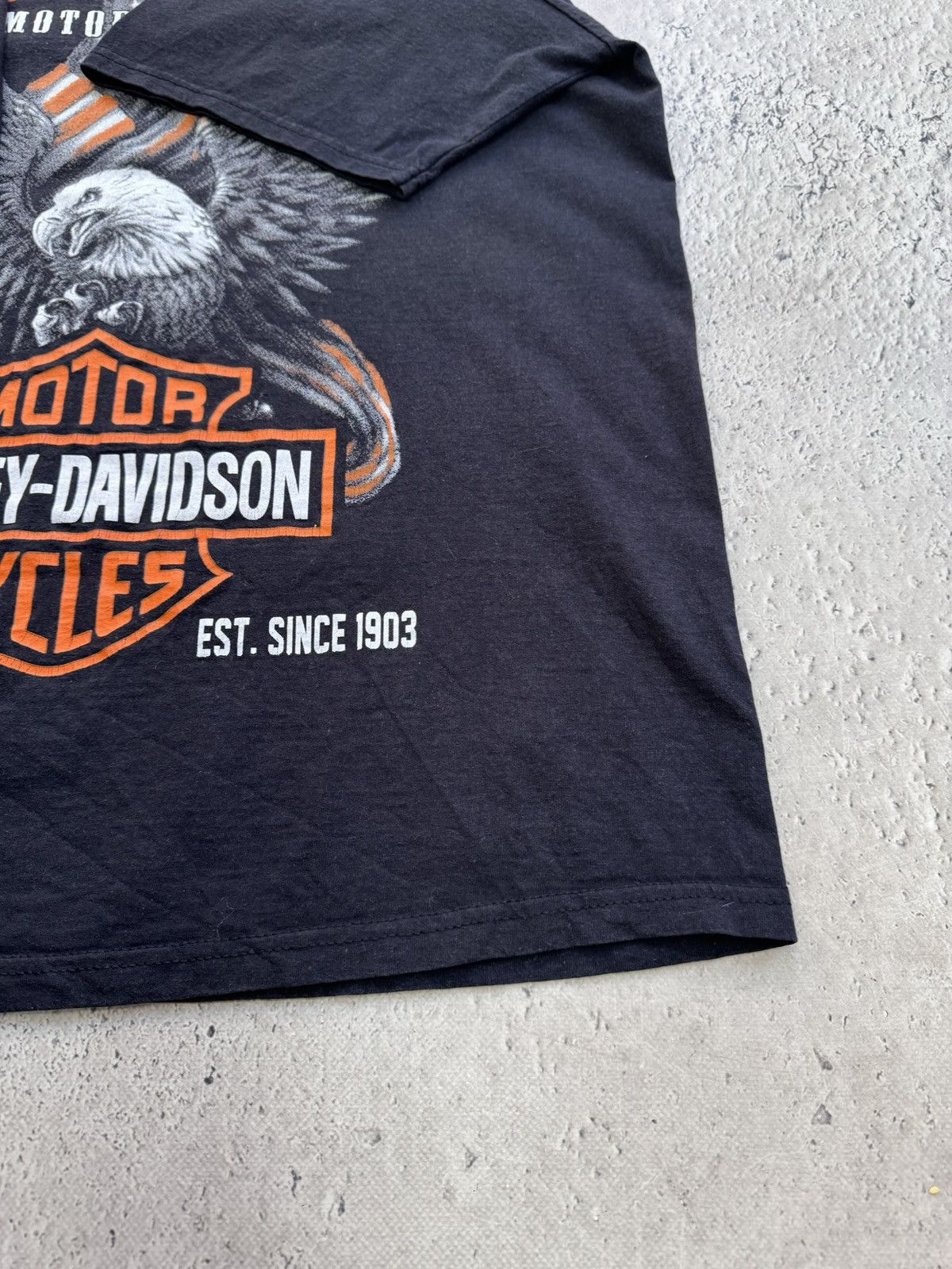 Harley Davidson × Vintage Vintage Harley Davidson eagles lightning long sleeve t shirt Size US L / EU 52-54 / 3 - 6 Thumbnail