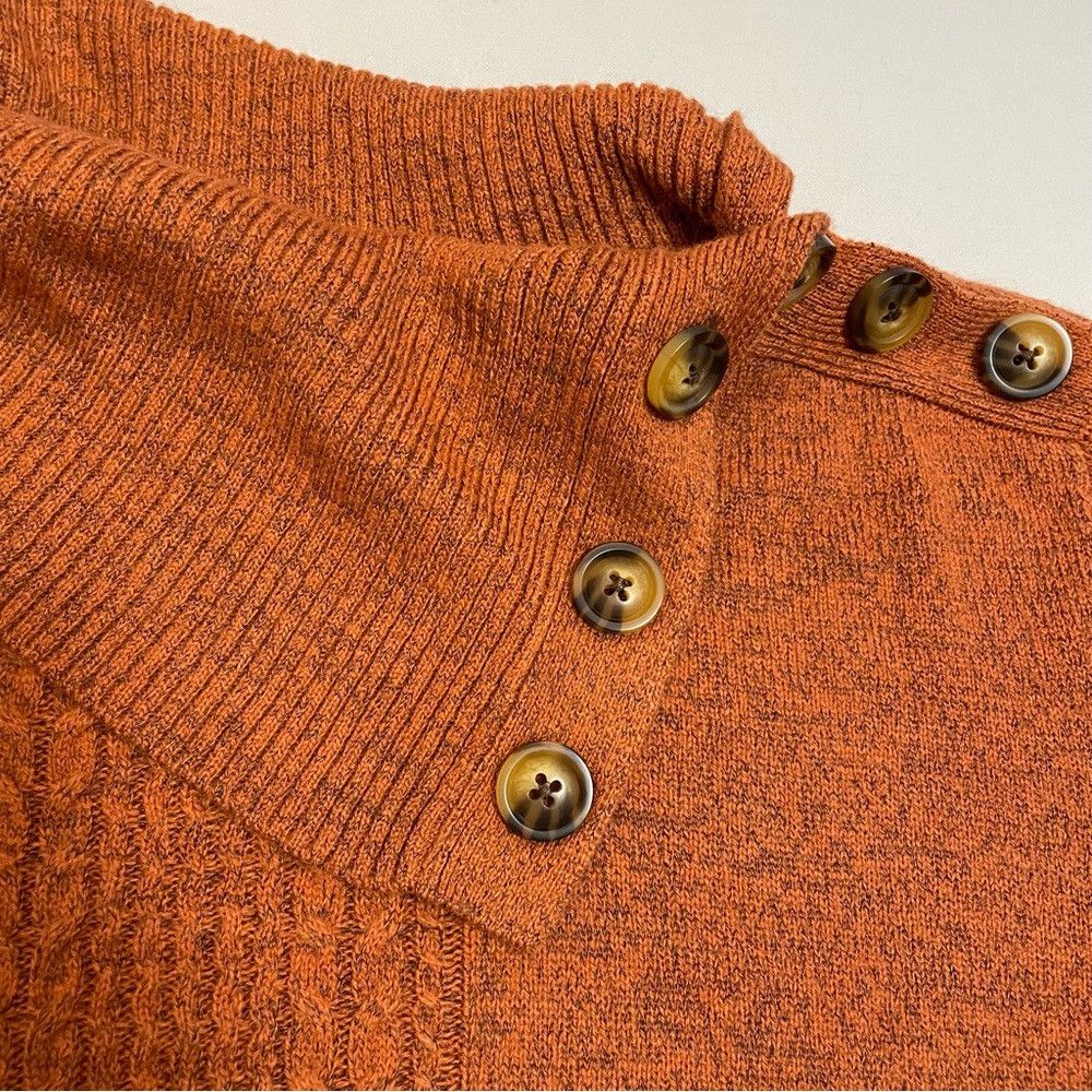 Other New Napa Valley Copper Brown Cowl Shoulder Brown Sweater Si Size L / US 10 / IT 46 - 8 Thumbnail