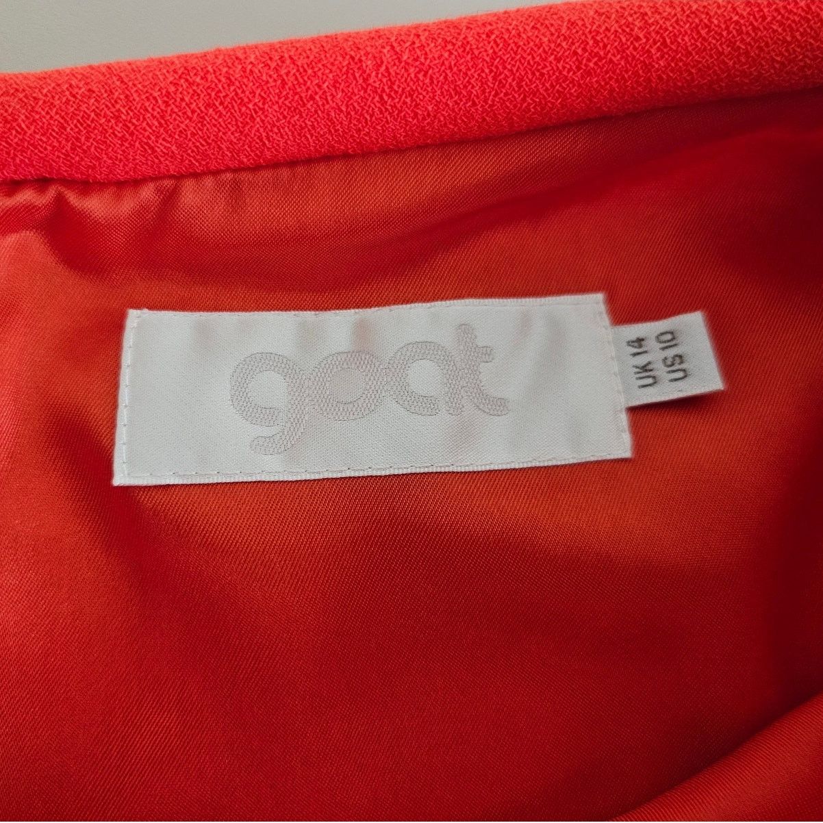 & Other Stories EUC Goat Lola Clementine Pure Wool Crepe Dress US 10 UK 14 Size L / US 10 / IT 46 - 9 Thumbnail