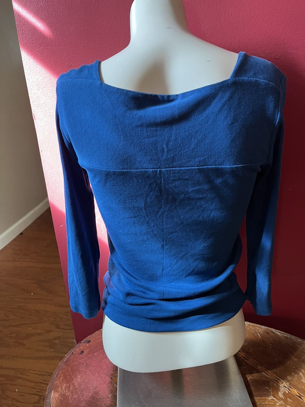 Ann Taylor Ann Taylor Blue Long Sleeve Shirt Size Small Size S / US 4 / IT 40 - 6 Thumbnail