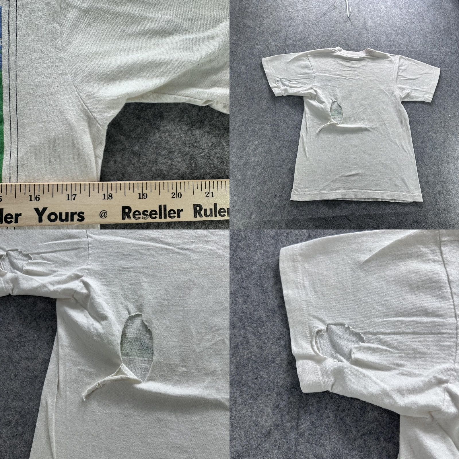 Fruit Of The Loom VINTAGE Trunk Bay St John Shirt Mens M White Graphic 80s USA Fruit of the Loom Shirt Mens Size US M / EU 48-50 / 2 - 8 Thumbnail
