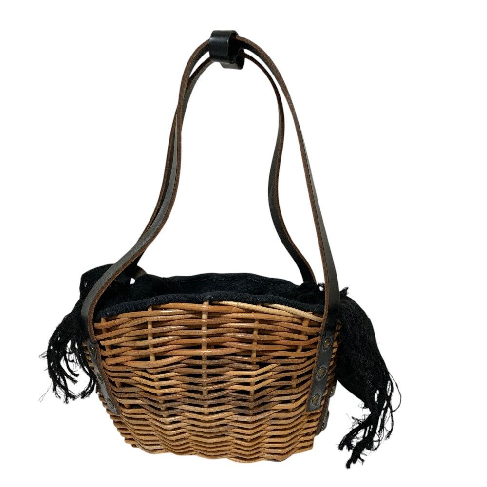 Other Other eb.a.gos Bamboo Basket Bag Leather Tote Bag DUTY FREE for USA Size ONE SIZE - 1 Thumbnail