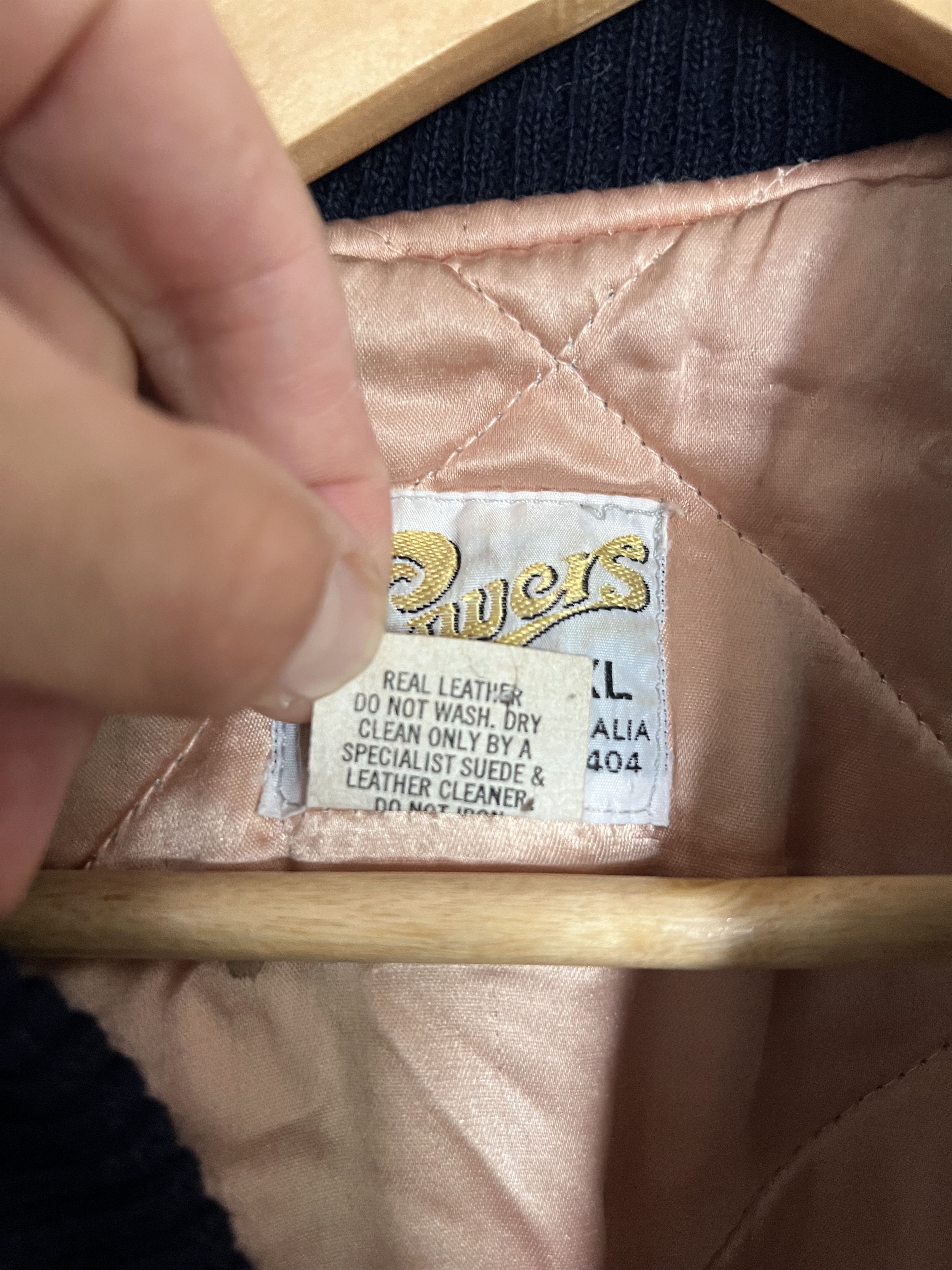 Other Powers Authentic Letterman Jacket Size US XL / EU 56 / 4 - 4 Thumbnail