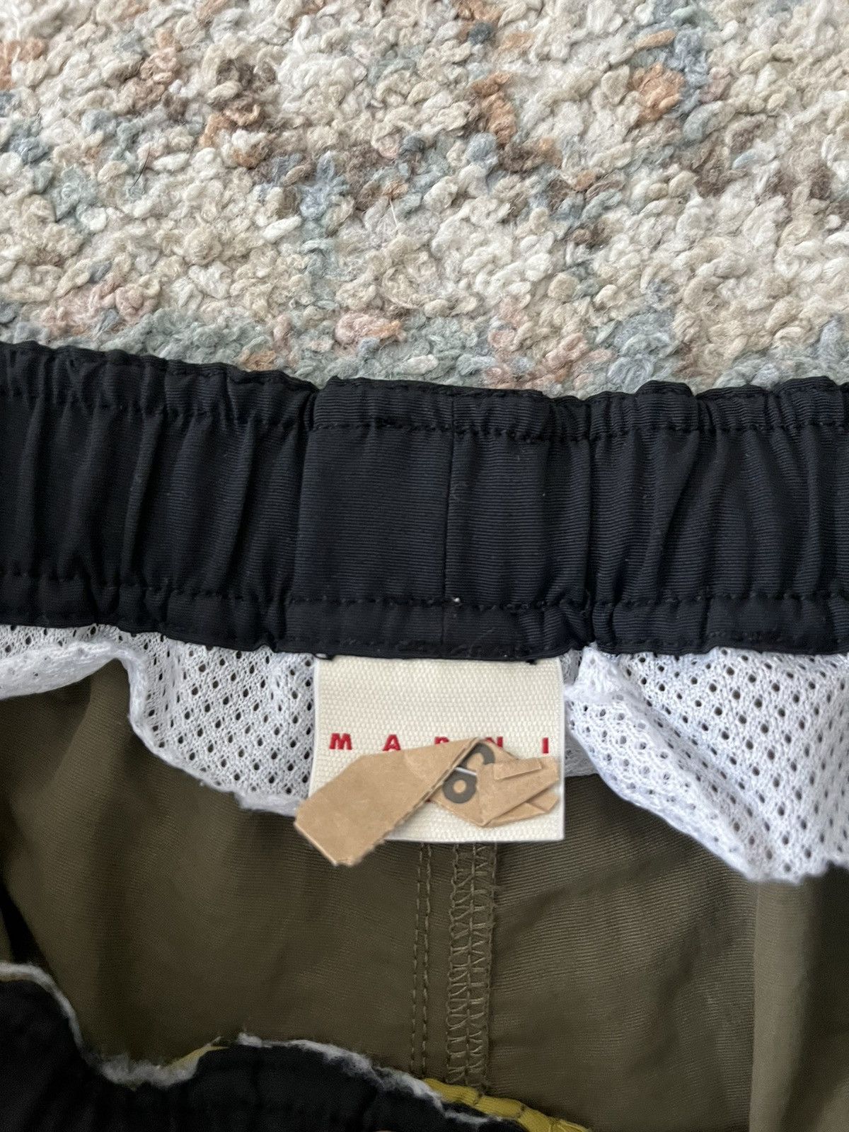 Marni × Uniqlo Marni x Uniqlo Green Colorblock Nylon Shorts Size US 34 / EU 50 - 3 Thumbnail