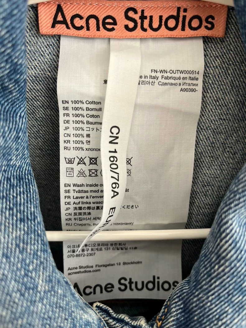 Acne Studios acne studios size:32 Blue denim jacket 2503-Nextarrow Size US XXS / EU 40 - 4 Thumbnail