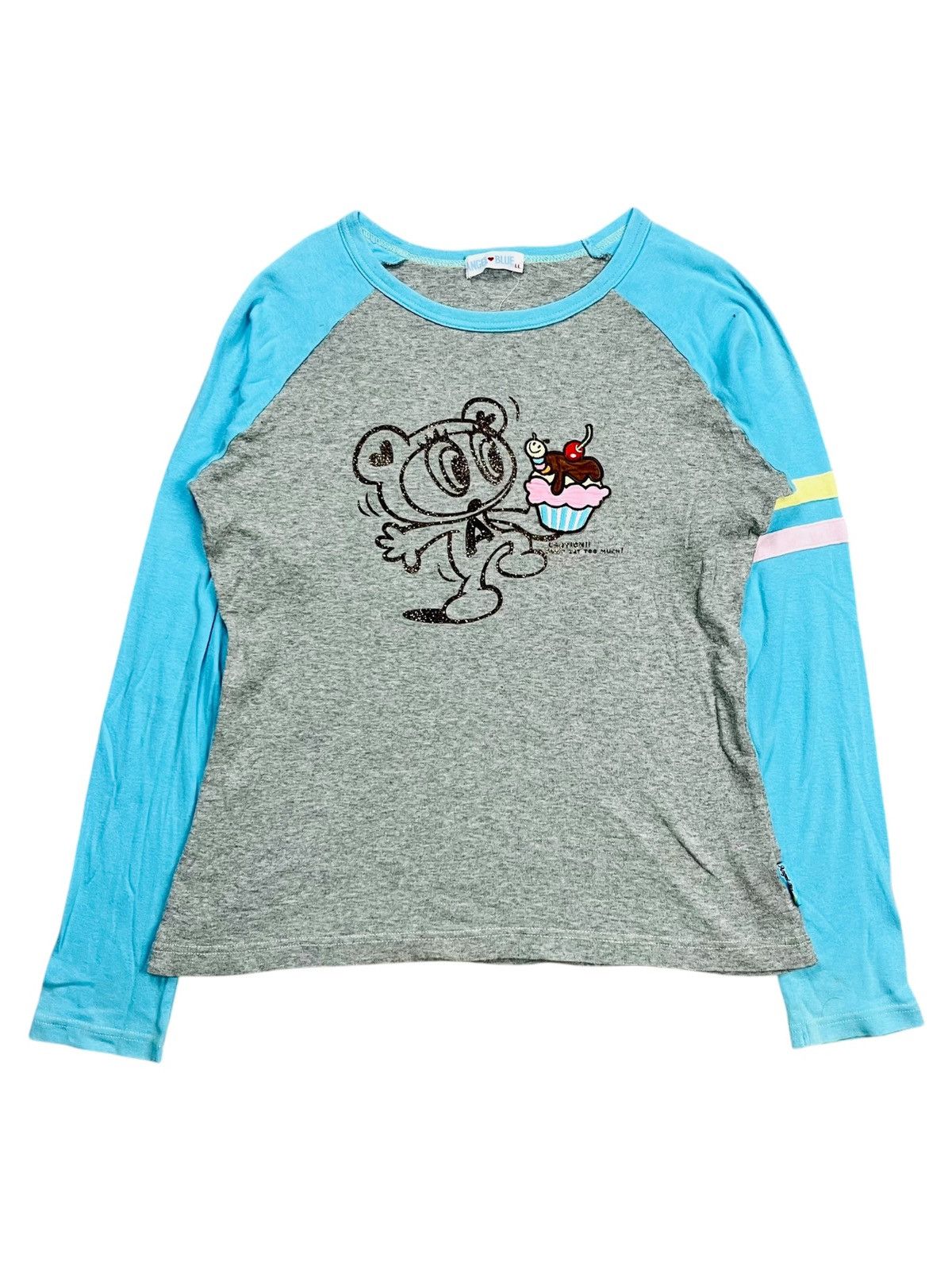 Angel Blue 2000s Angel Blue - Mascots & Cupcake Baby Tee Size M / US 6-8 / IT 42-44 - 1 Thumbnail