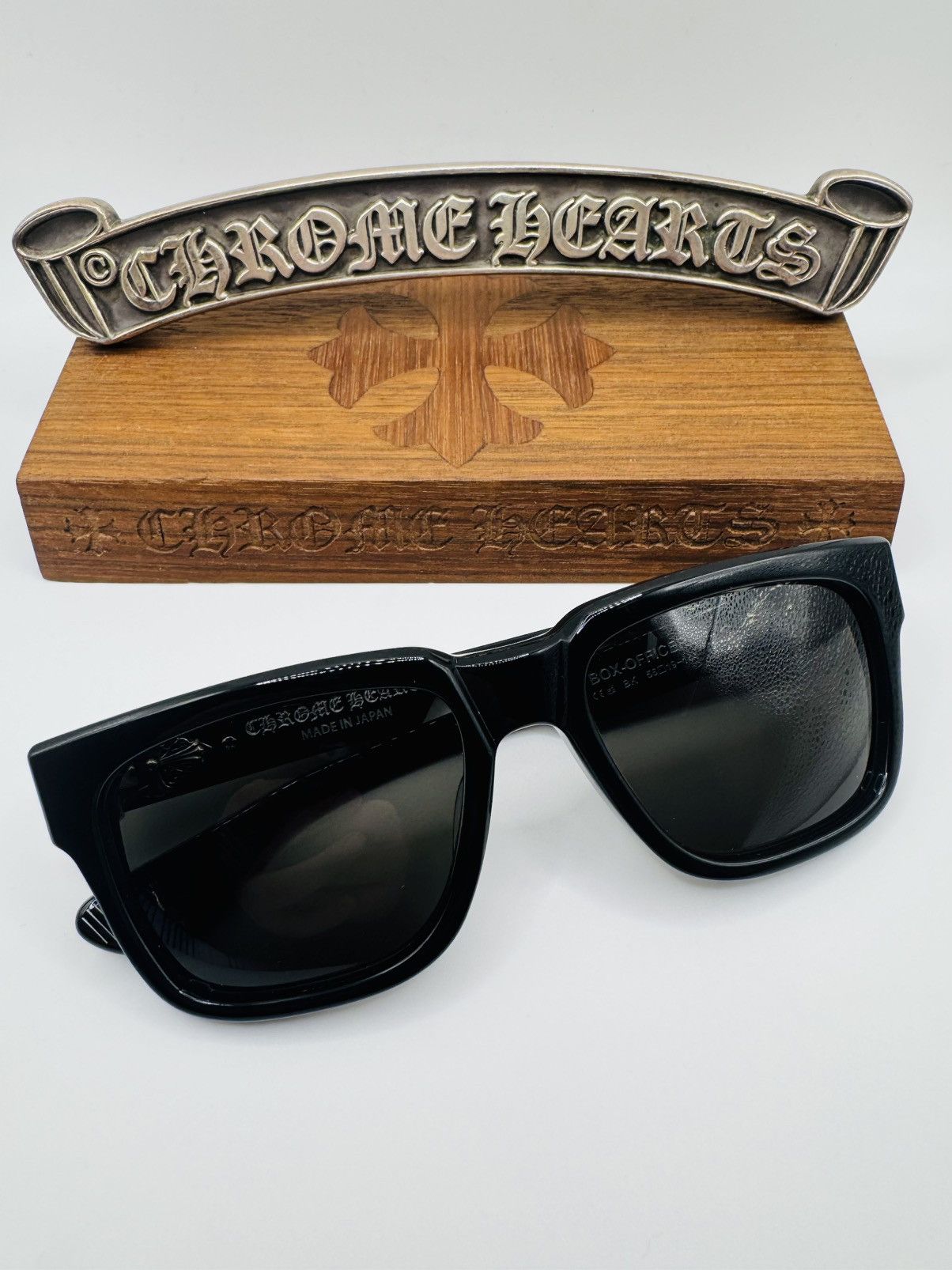 Chrome Hearts Chrome Hearts Diamond Box Officer Sunglasses. Size ONE SIZE - 2 Thumbnail