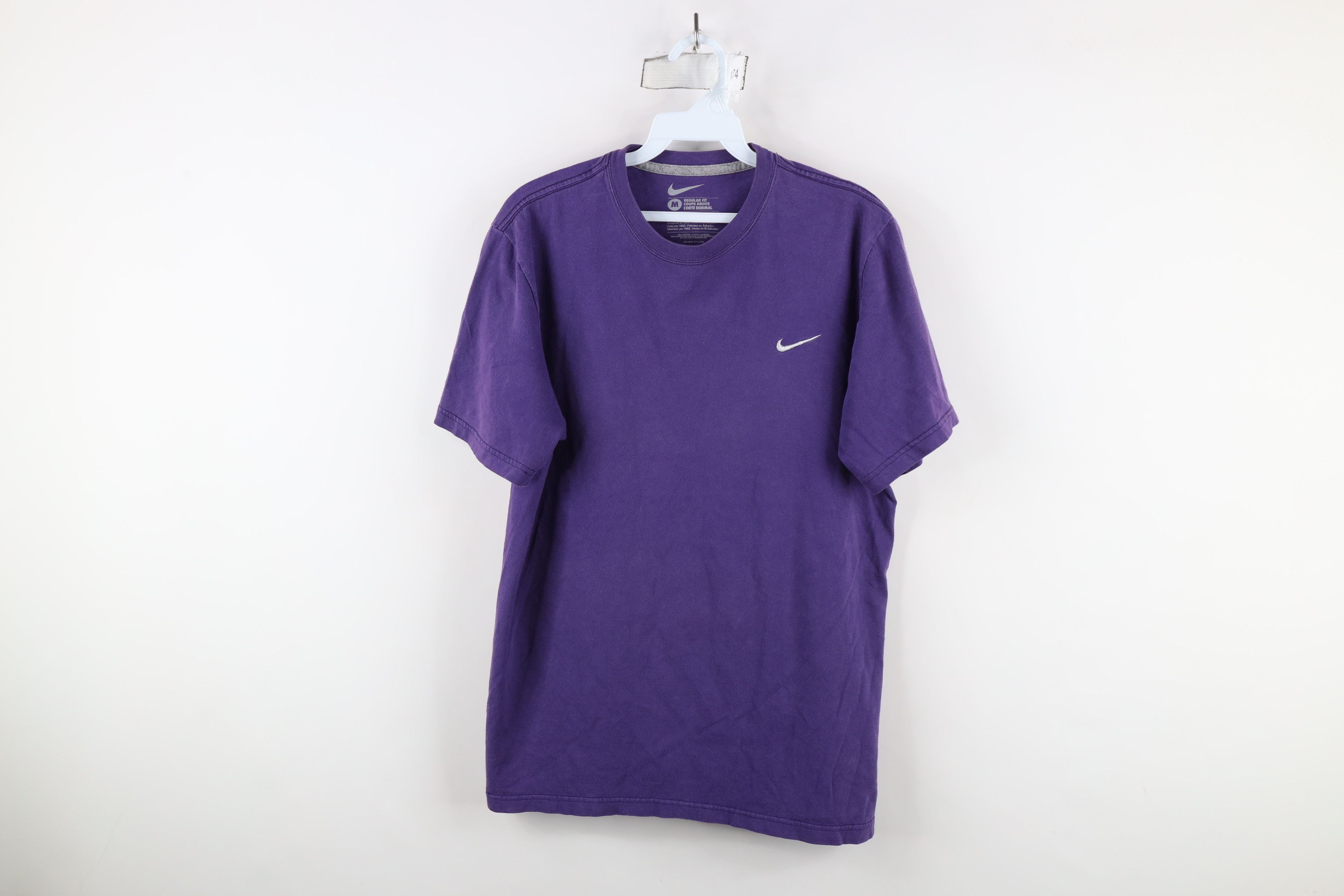 Nike × Vintage Vintage Nike Scott Mini Swoosh Short Sleeve T-Shirt Purple Size US M / EU 48-50 / 2 - 1 Thumbnail