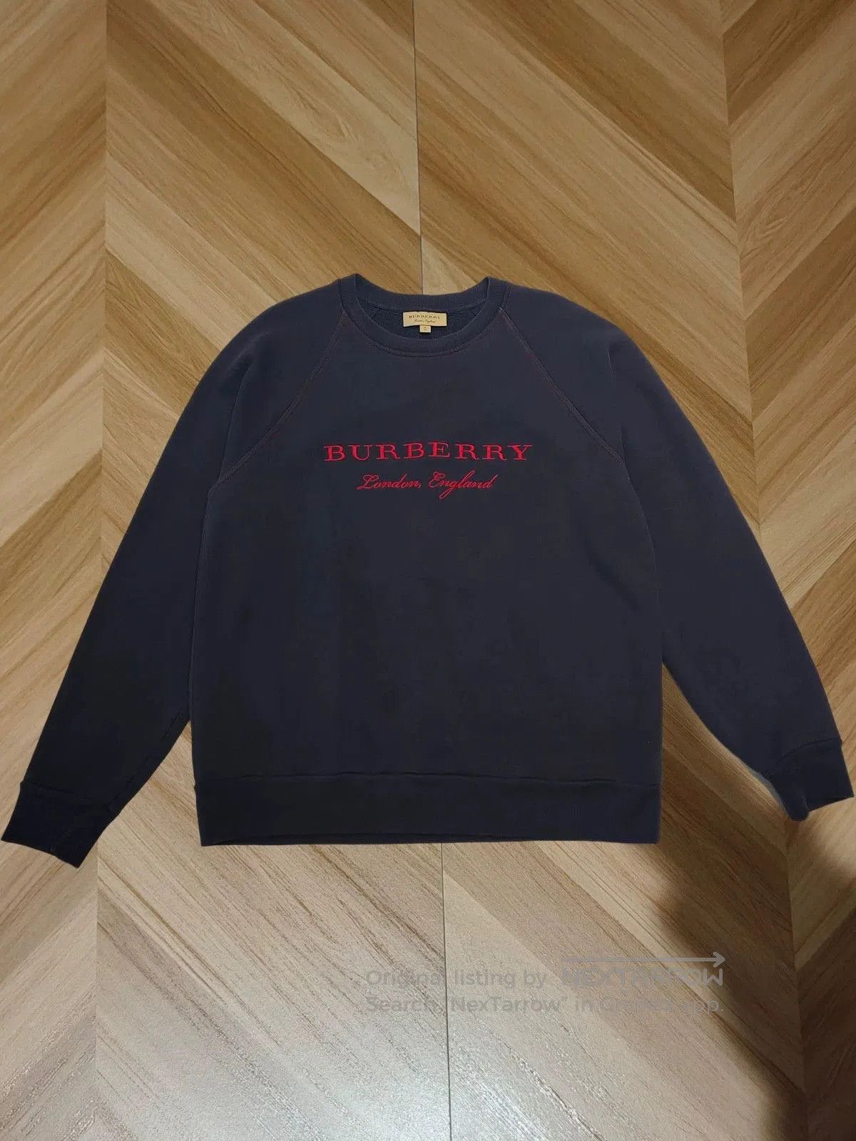 Burberry burberry men's sweatshirt in navy blue. Size US XL / EU 56 / 4 - 1 Thumbnail