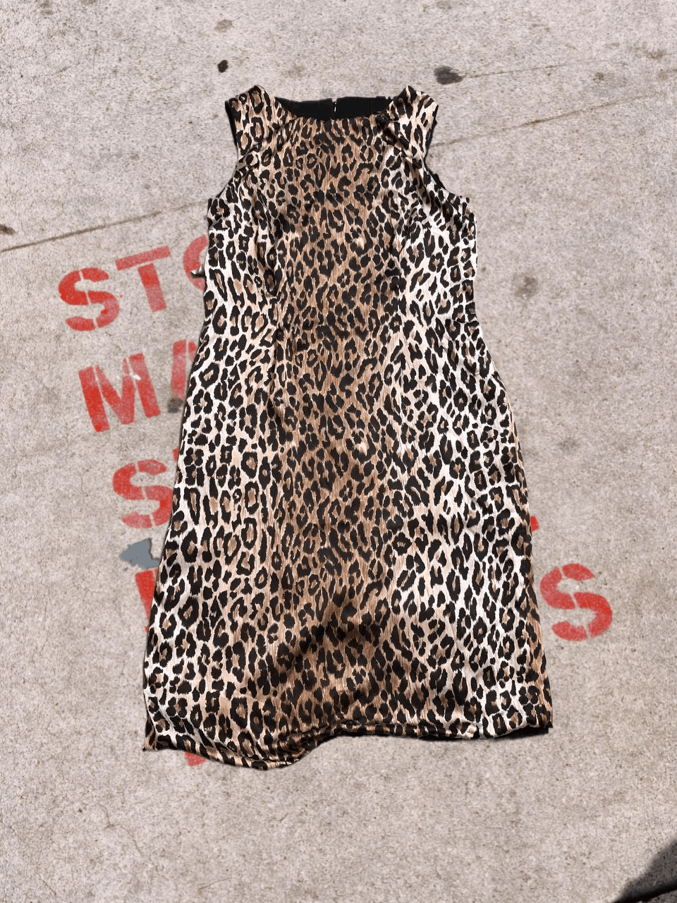 DOLCE GABBANA Print Sleeveless double sided dress Retro