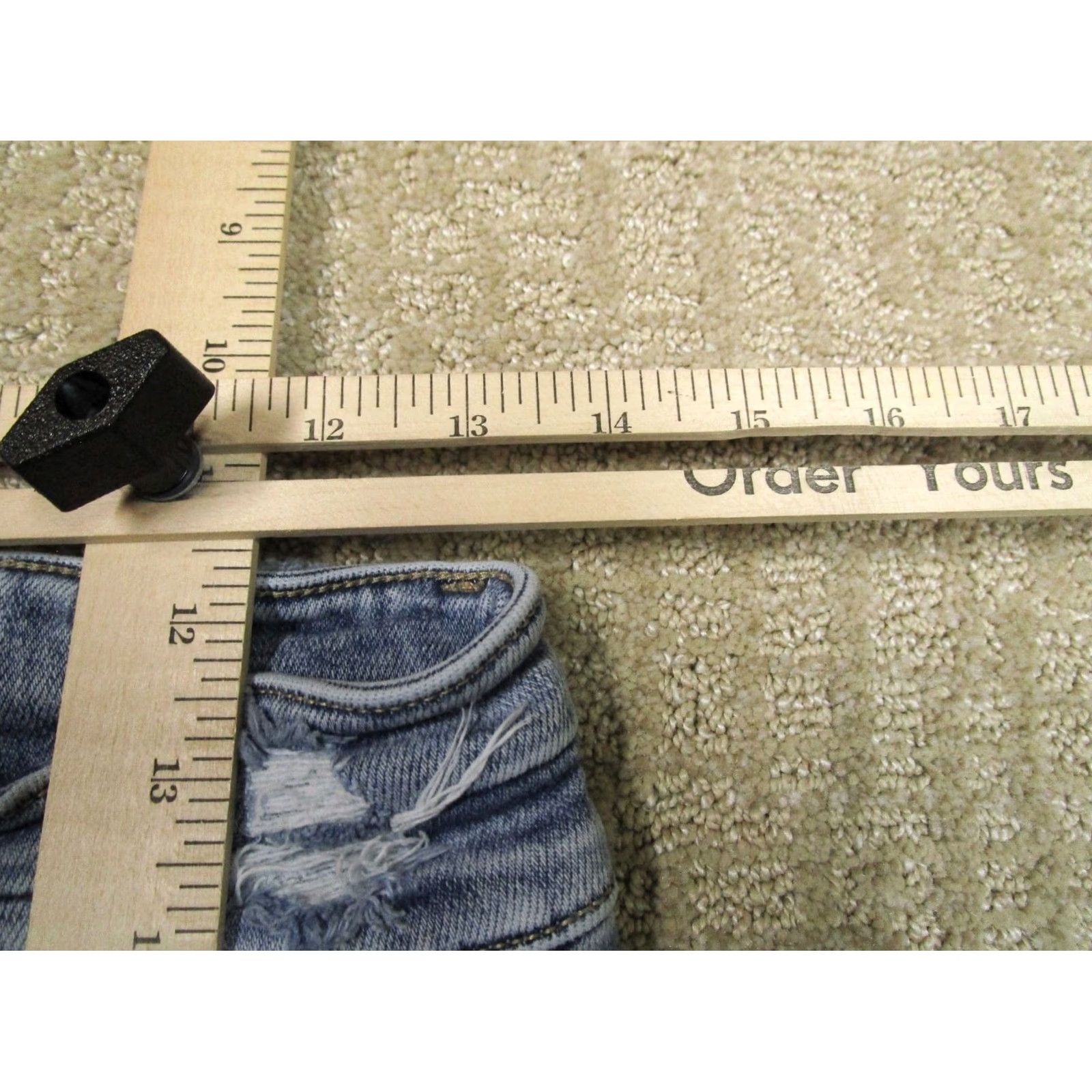 Vintage BKE Jeans Women 28 High Rise Slim Fit Cropped Buckle 5-Pocket Denim Blue Distressed Logo Shoes? Size 28" / US 6 / IT 42 - 5 Thumbnail