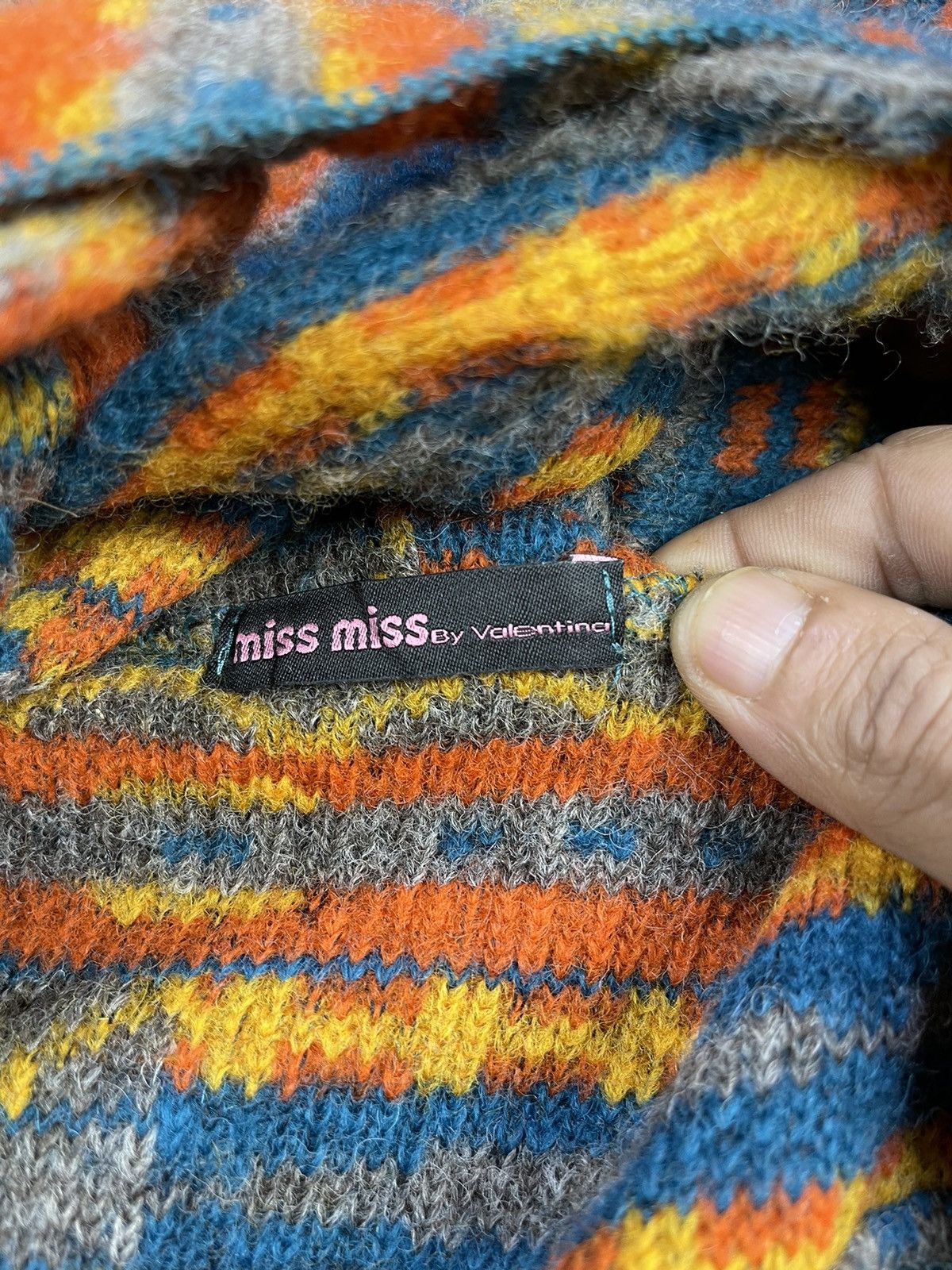 Japanese Brand Miss Miss By Valentina Italian Hoodie Wool Jackets Size S / US 4 / IT 40 - 11 Thumbnail