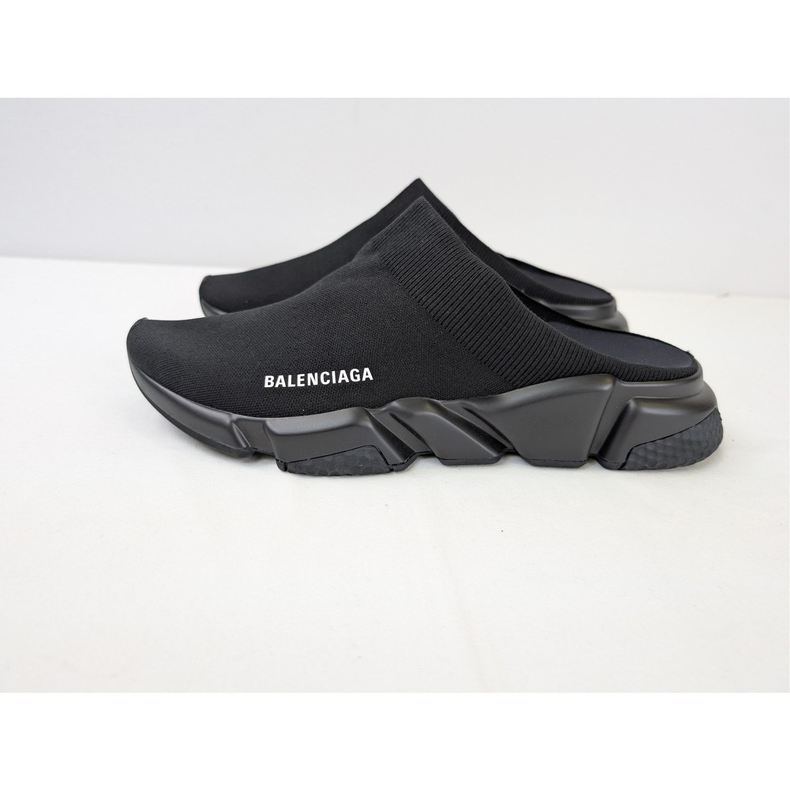 Balenciaga o1rshd1 Q:3 / New Recycled Knit/Sole Speed Mule Slipper Size US 10 / EU 43 - 10 Thumbnail