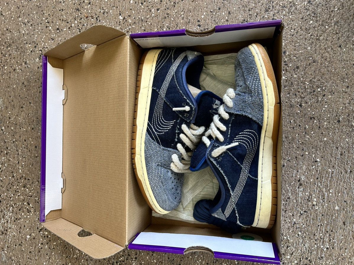 Nike SB Nike Dunk Low Premium Sashiko Size US 9.5 / EU 42-43 - 5 Thumbnail