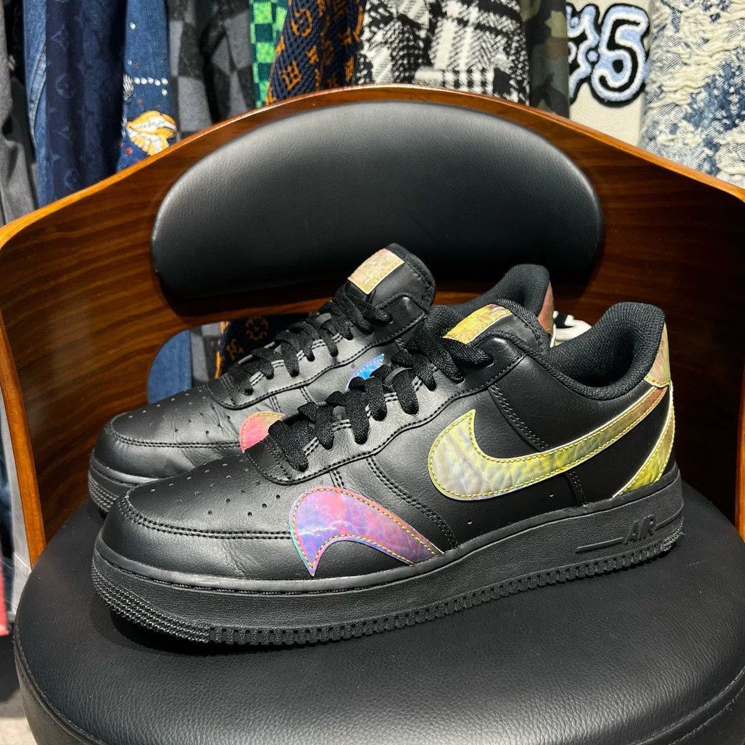 Nike Nike AF1 Black Lowtop Sneakers 44.5 Men Size US 11 / EU 44 - 1 Thumbnail